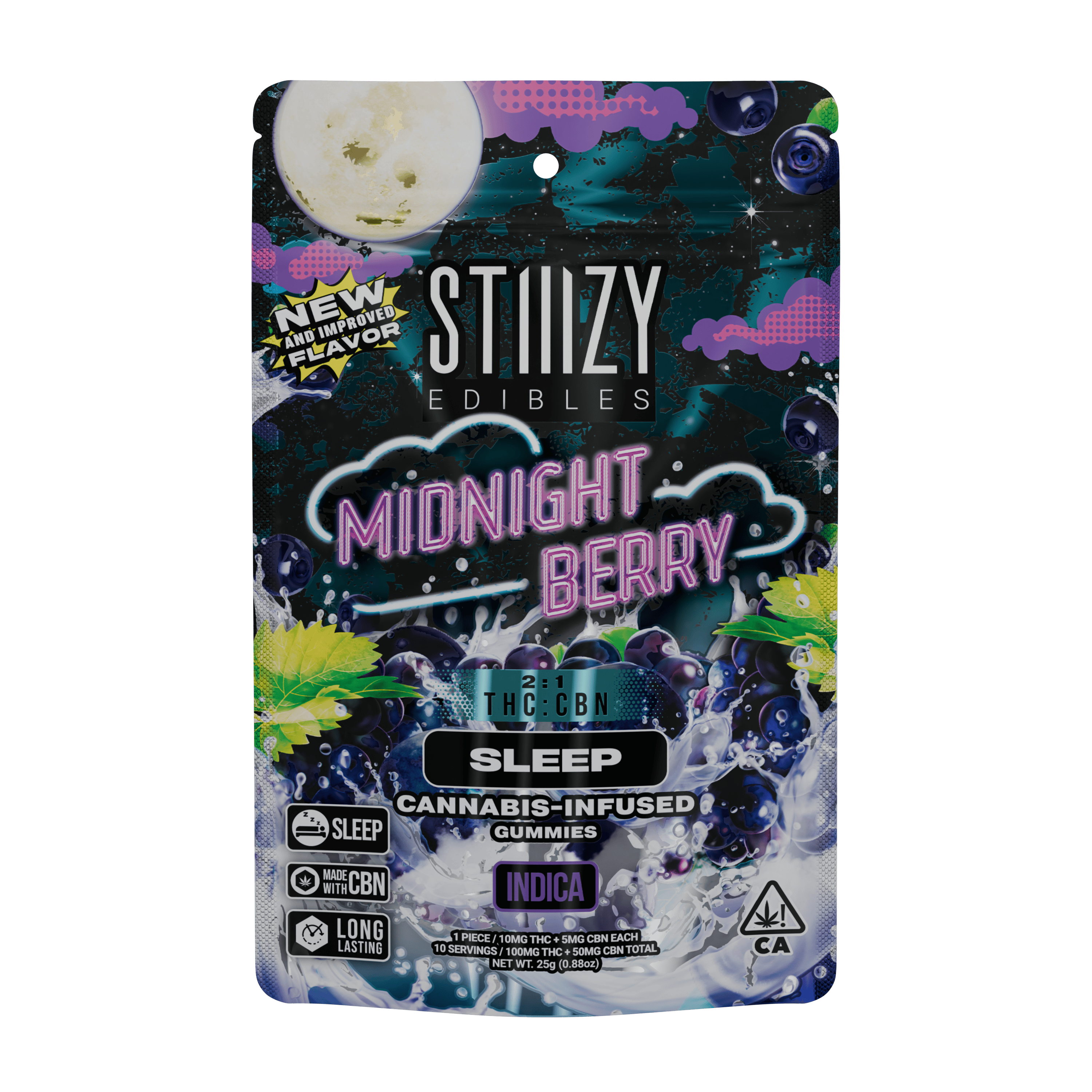 Sleep Midnight Berry-CBN Gummy-STIIIZY