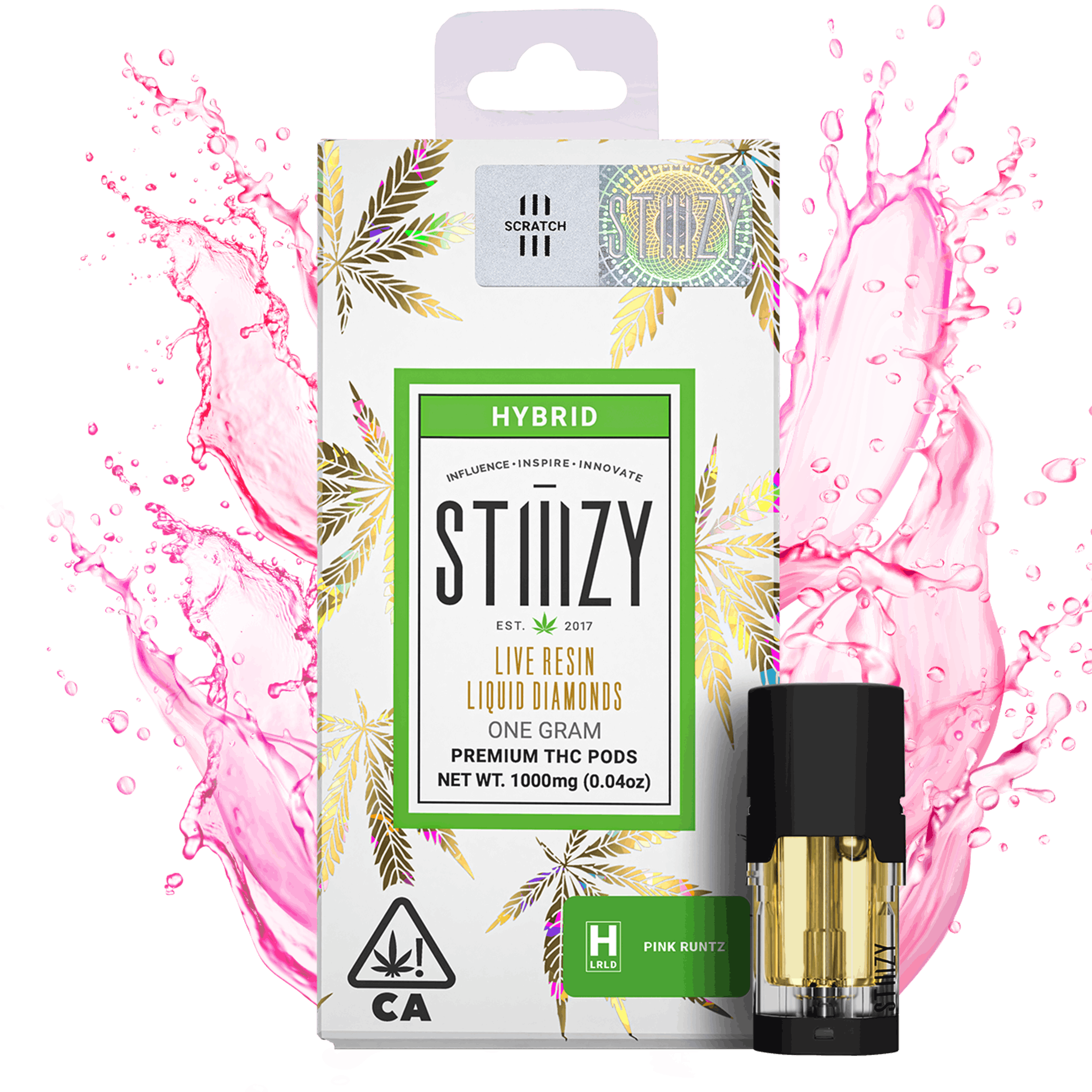 pink runtz disposable vape pen 1000mg Planet P THCP Disposable Vape 1g main image 0