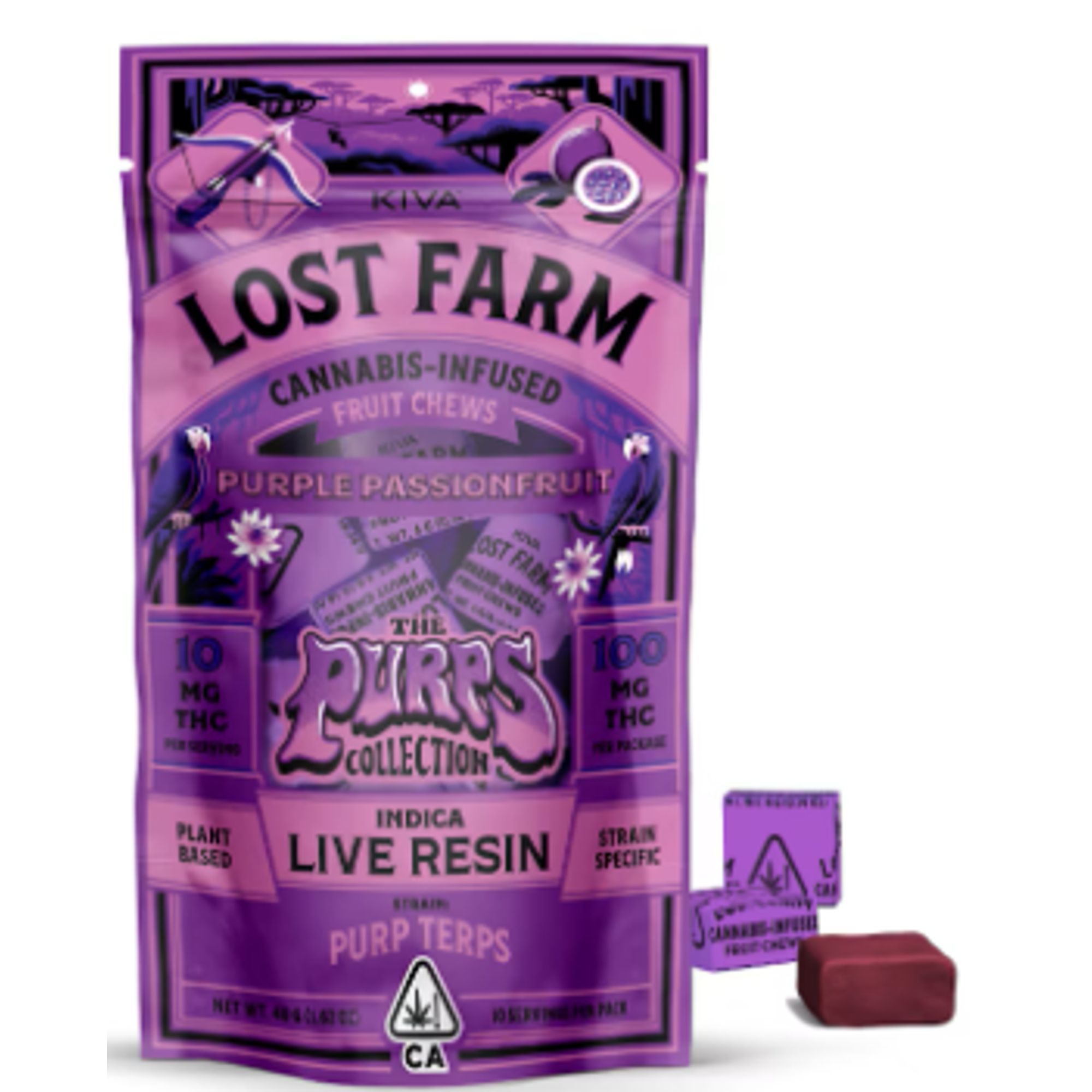 PURPLE PASSIONFRUIT LIVE RESIN CHEWS B2