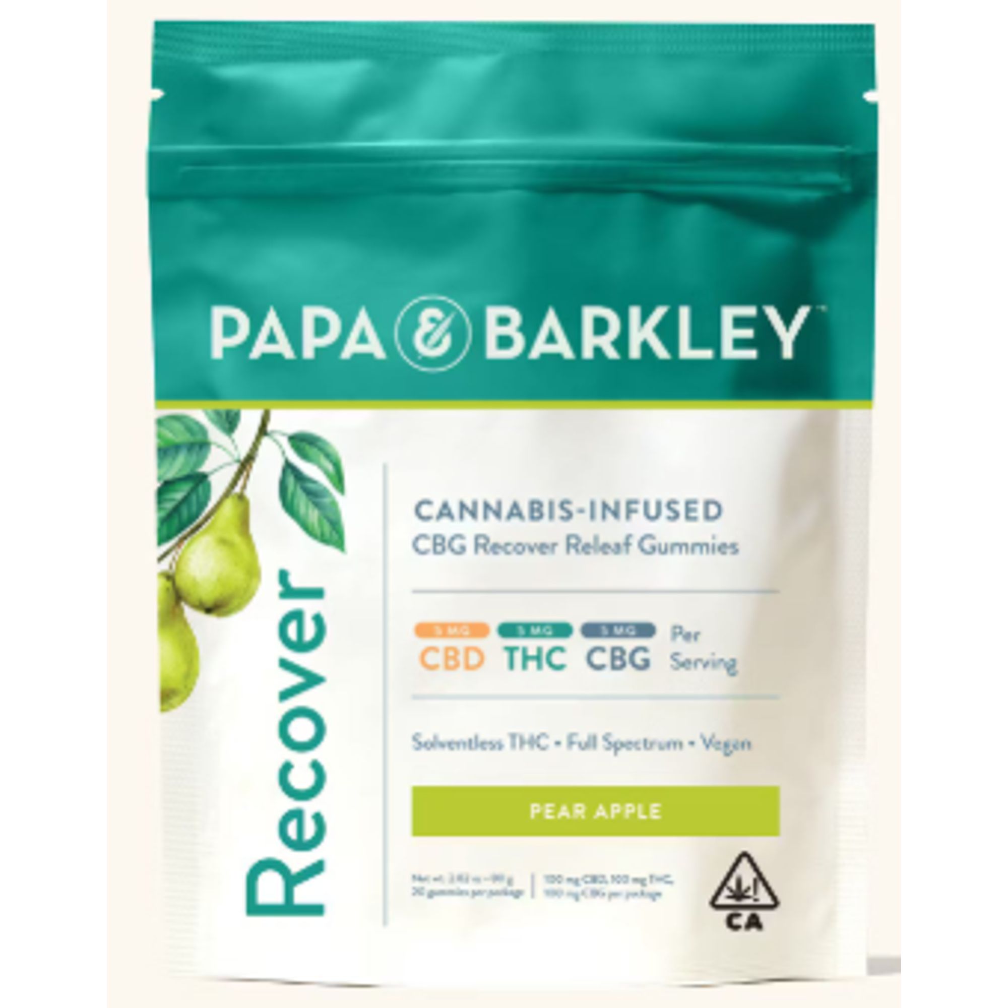 SOLVENTLESS PEAR APPLE RECOVER GUMMIES p4