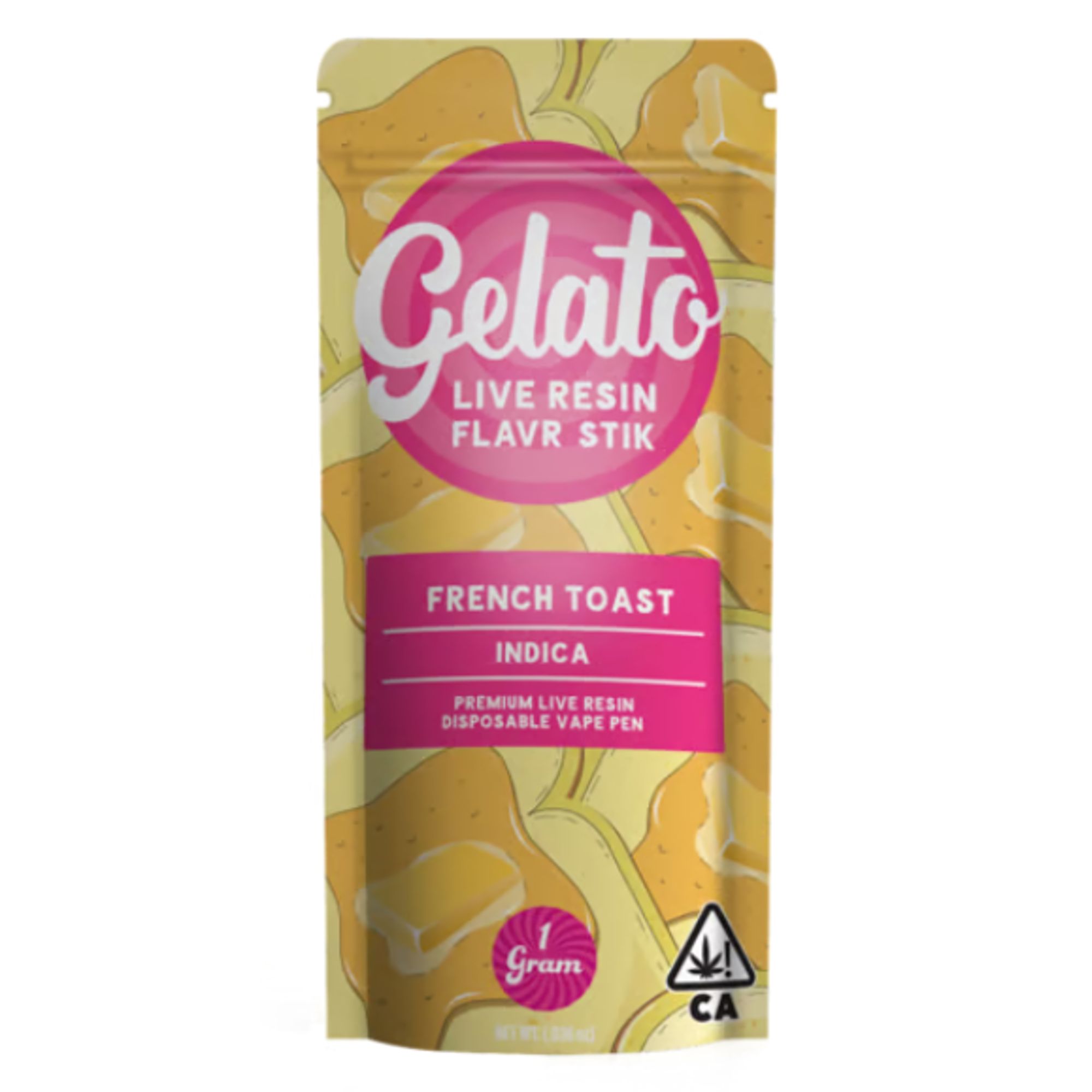live resin french toast disposable 1g P1