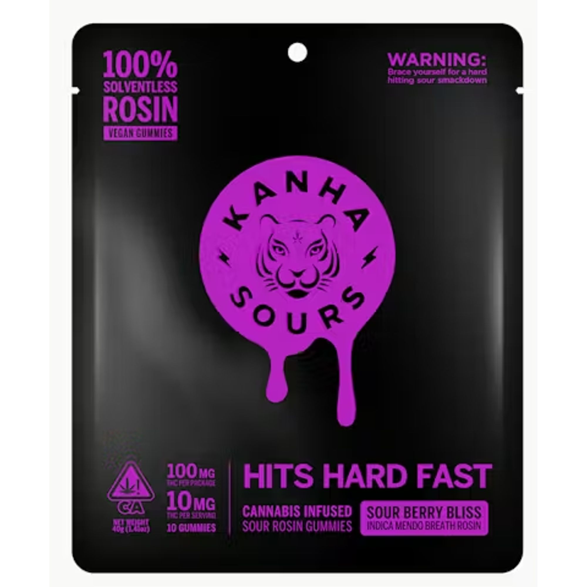 sour berry bliss rosin gummies 100mg - s1