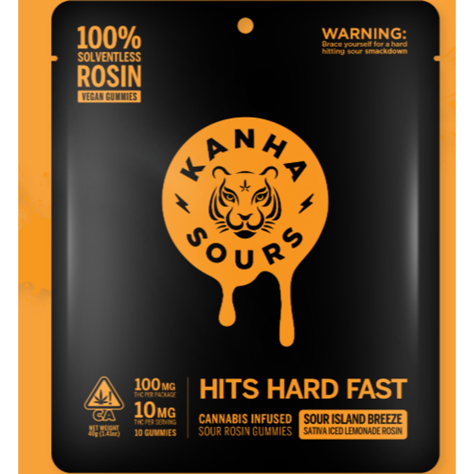 sour island breeze rosin gummies 100mg - s4