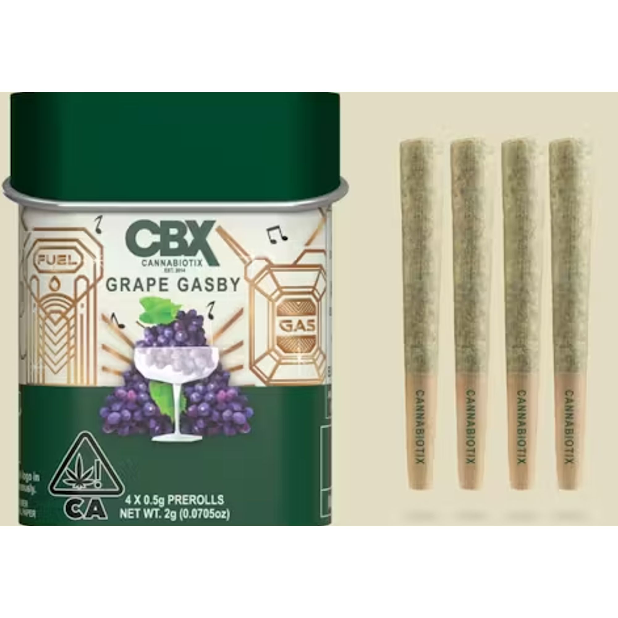 GRAPE GASBY 4PK PRE-ROLLS N5
