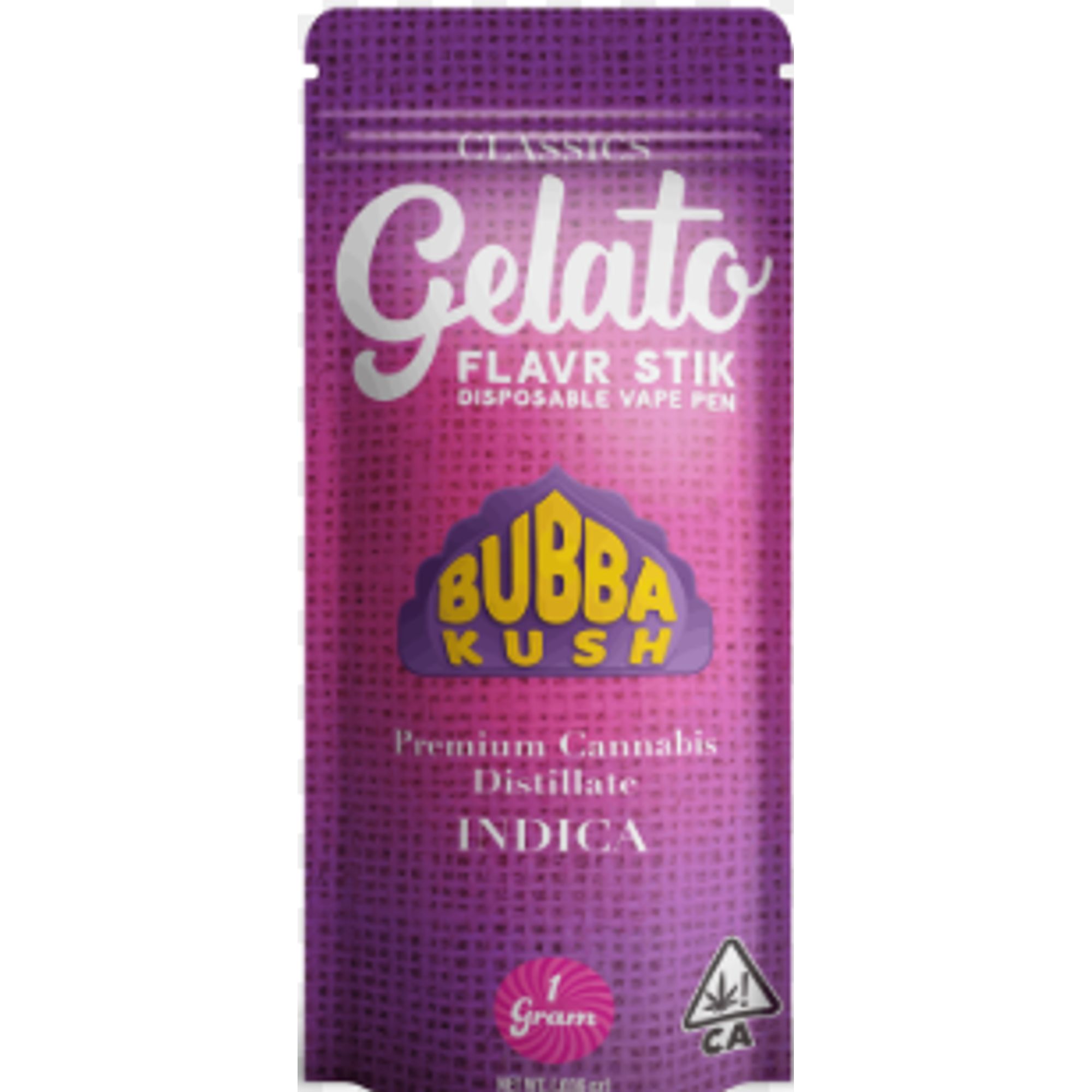 BUBBA KUSH 1G DISPOSABLE P1