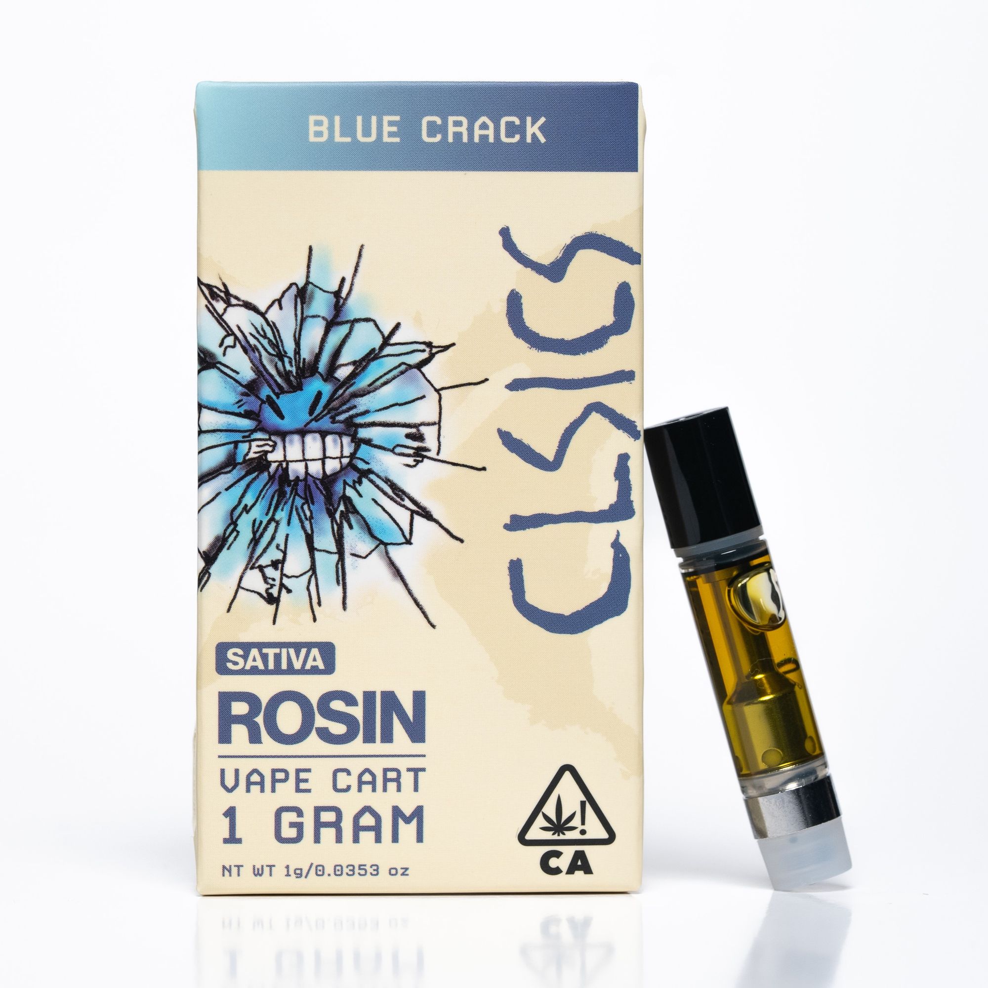 LIVE ROSIN BLUE CRACK 1G CARTRIDGE D1