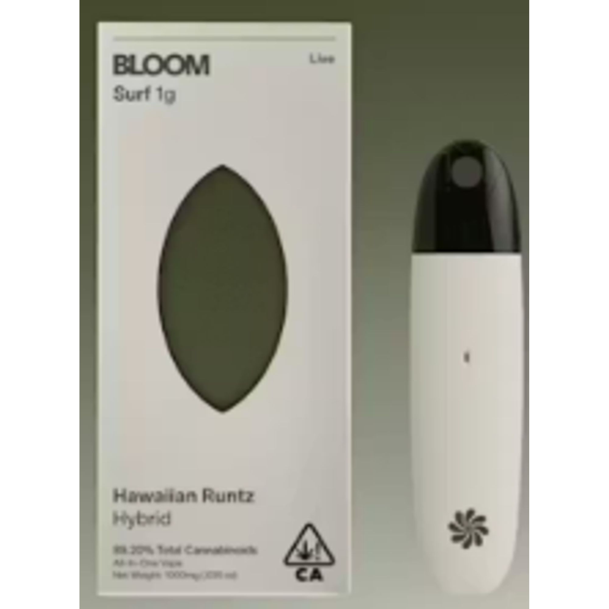 live resin hawaiian runtz disposable 1g o1