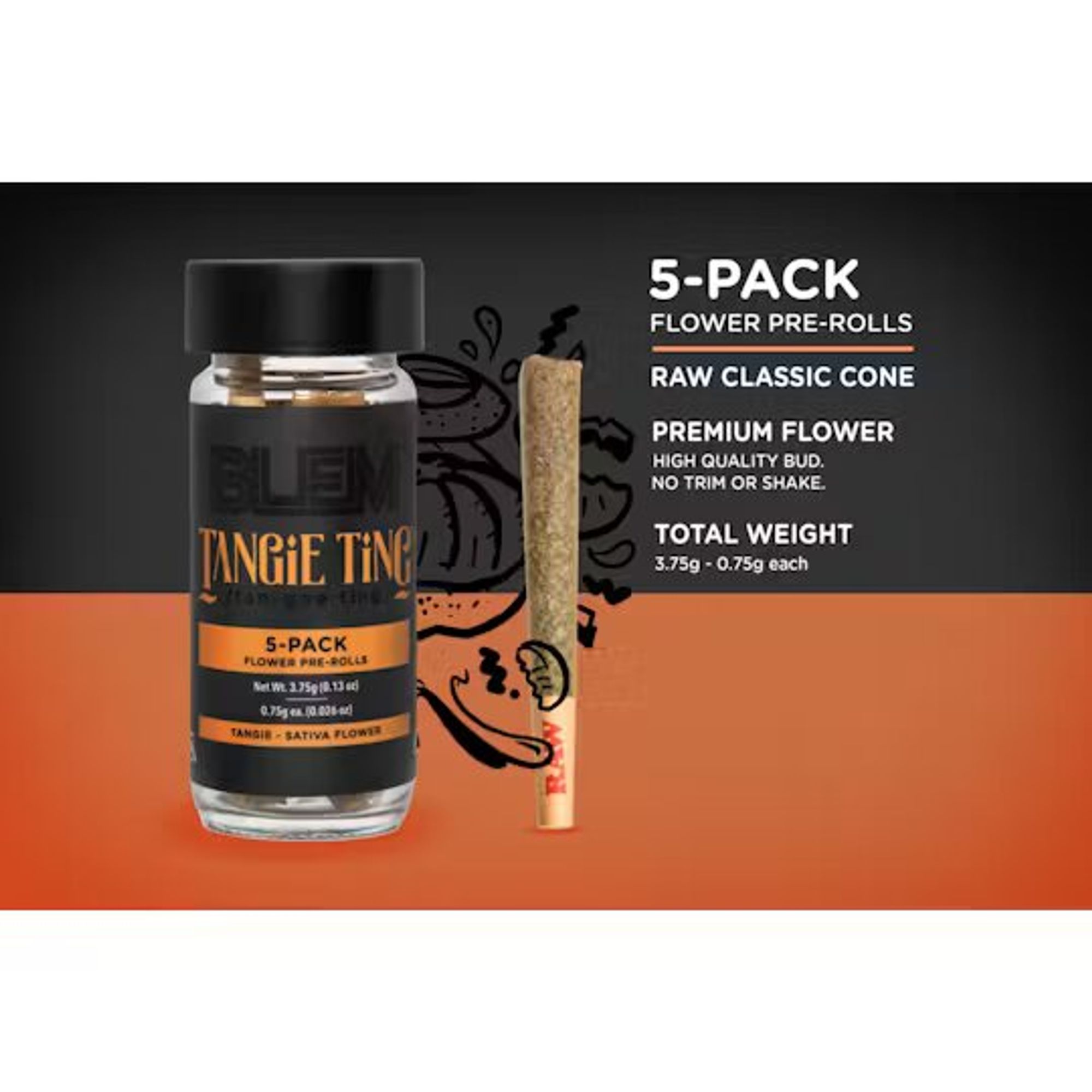 TANGIE TING PRE-ROLLS 5PK l1
