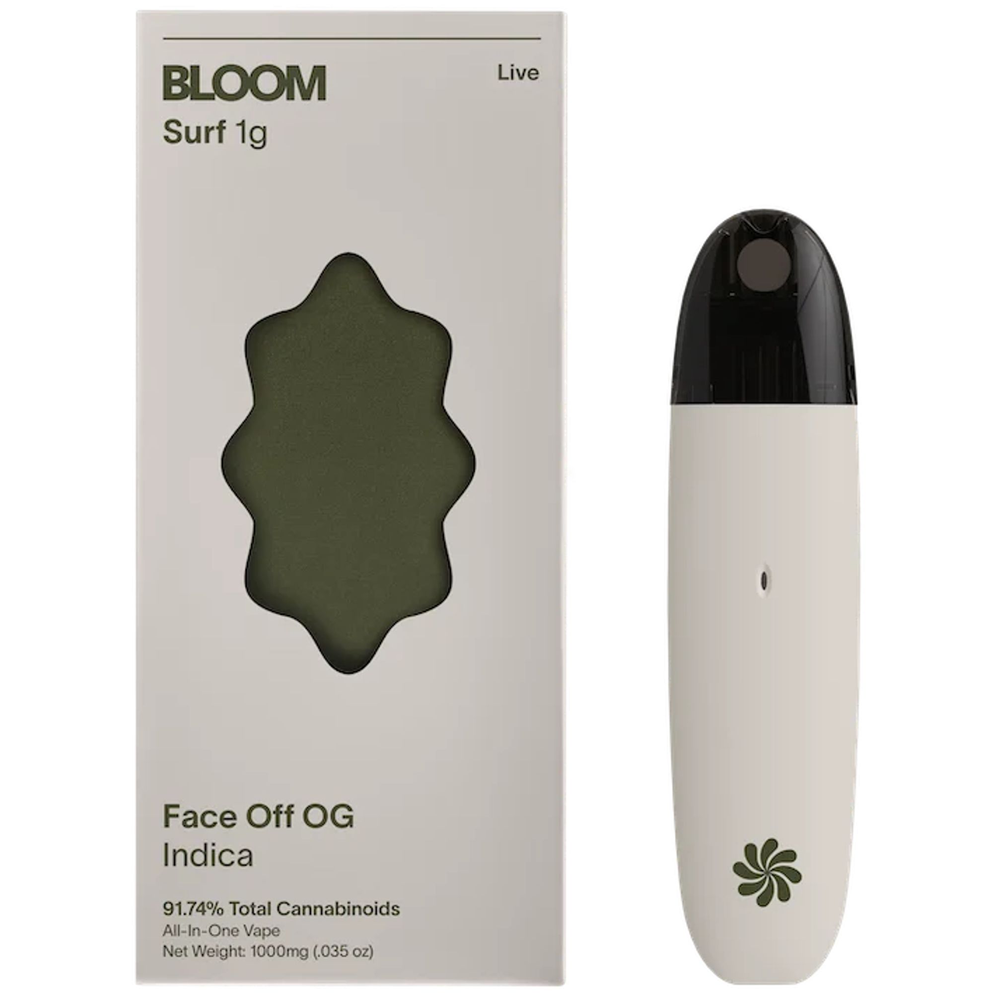 BLOOM - LIVE RESIN ALL IN ONE - FACE OFF OG - 1G