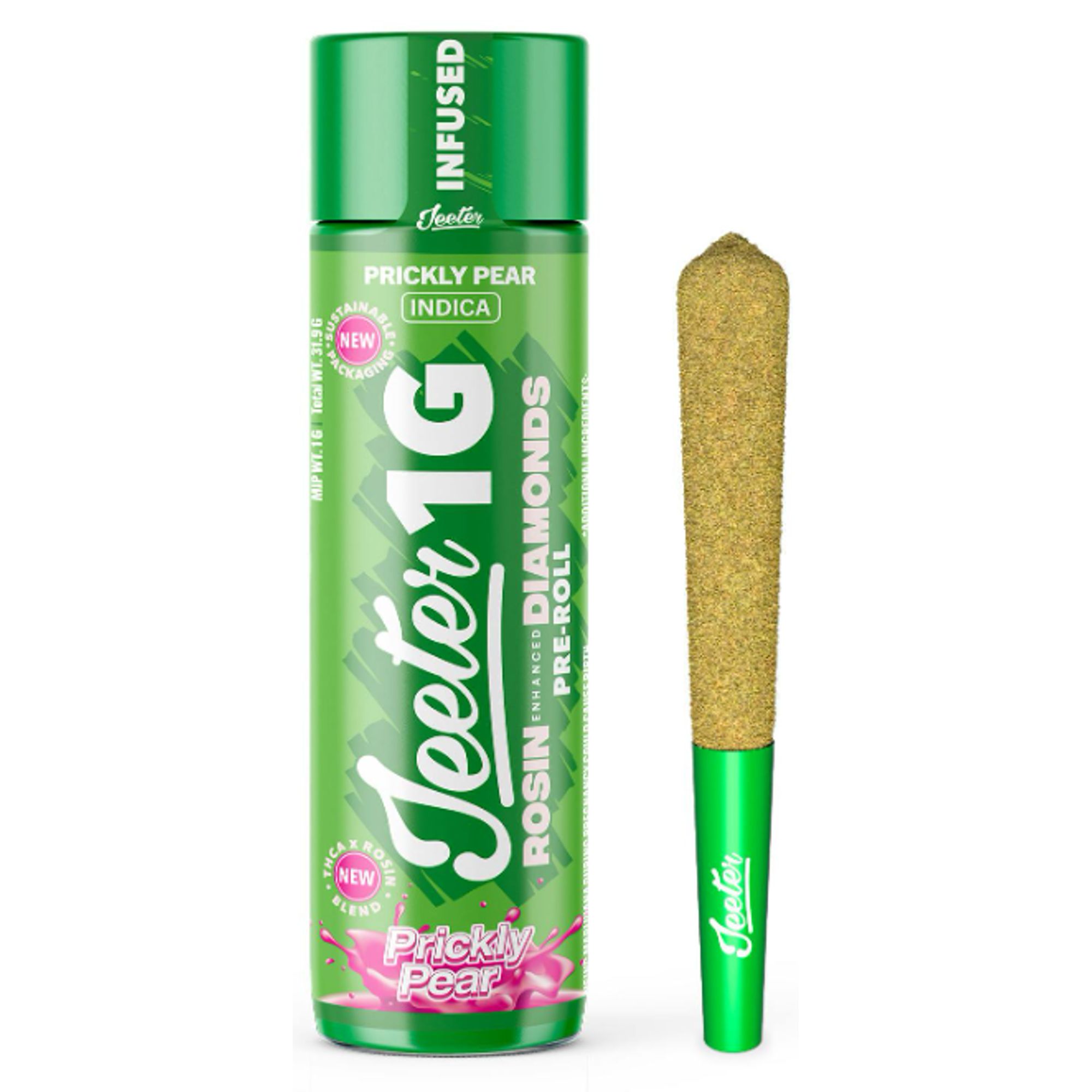JEETER - INFUSED PREROLL - QUADS PRICKLY PEAR - 1G
