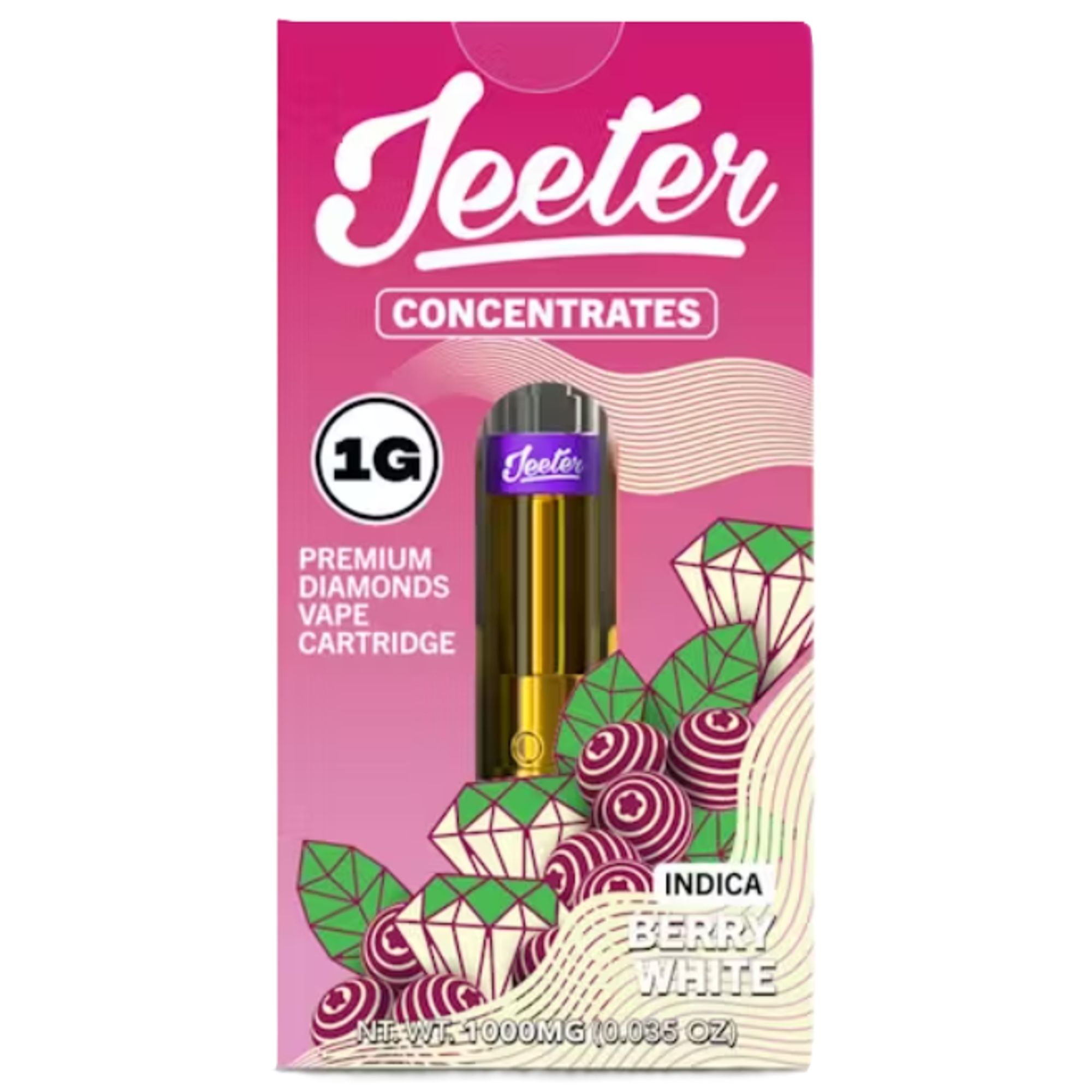 JEETER - LIQUID DIAMONDS VAPE - BERRY WHITE - 1G