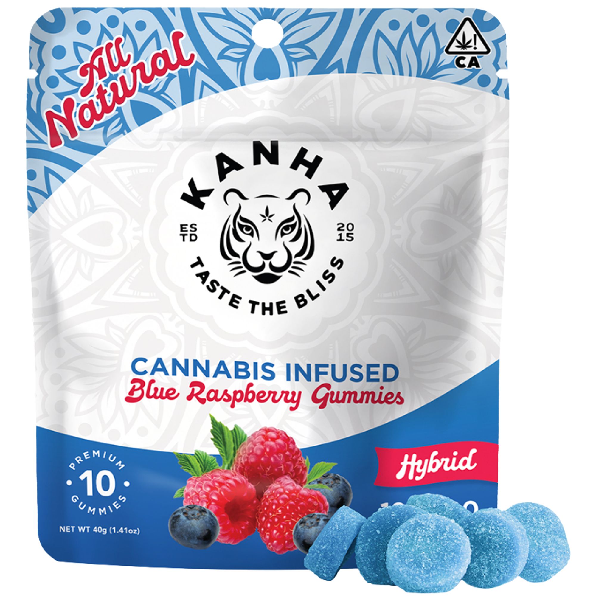 KANHA - THC GUMMY - BLUE RASPBERRY - 100MG