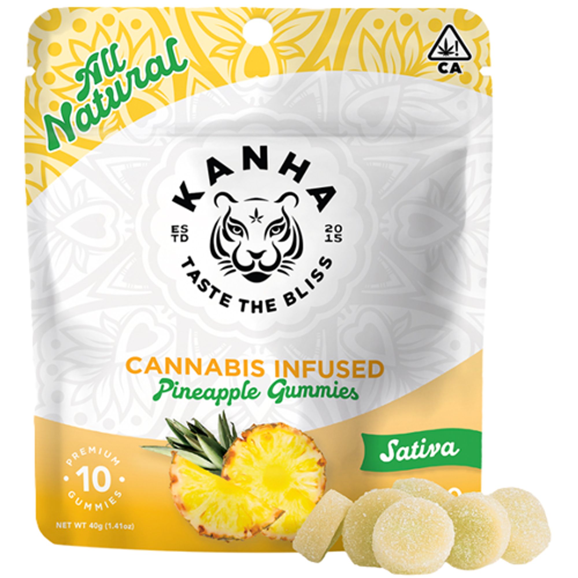 KANHA - THC GUMMY - PINEAPPLE - 100MG