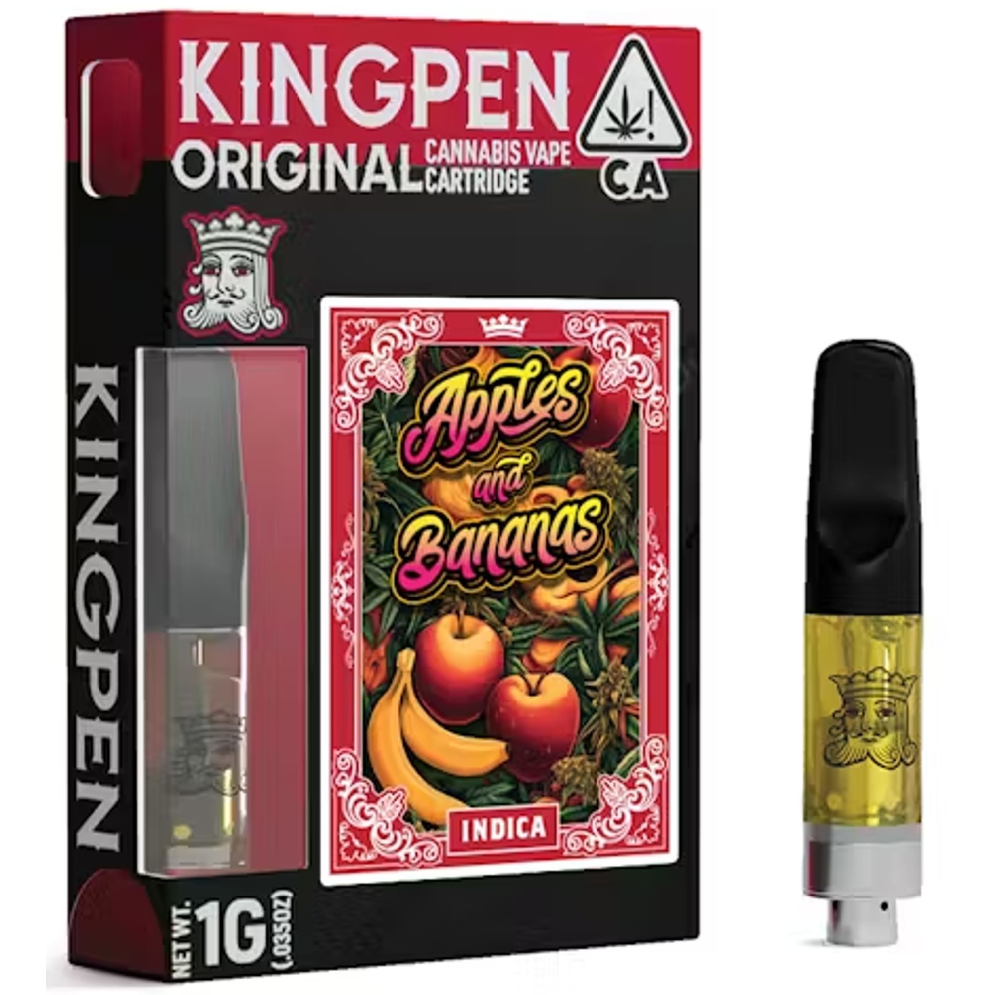 KINGPEN - THC VAPE - APPLES & BANANAS - 1G