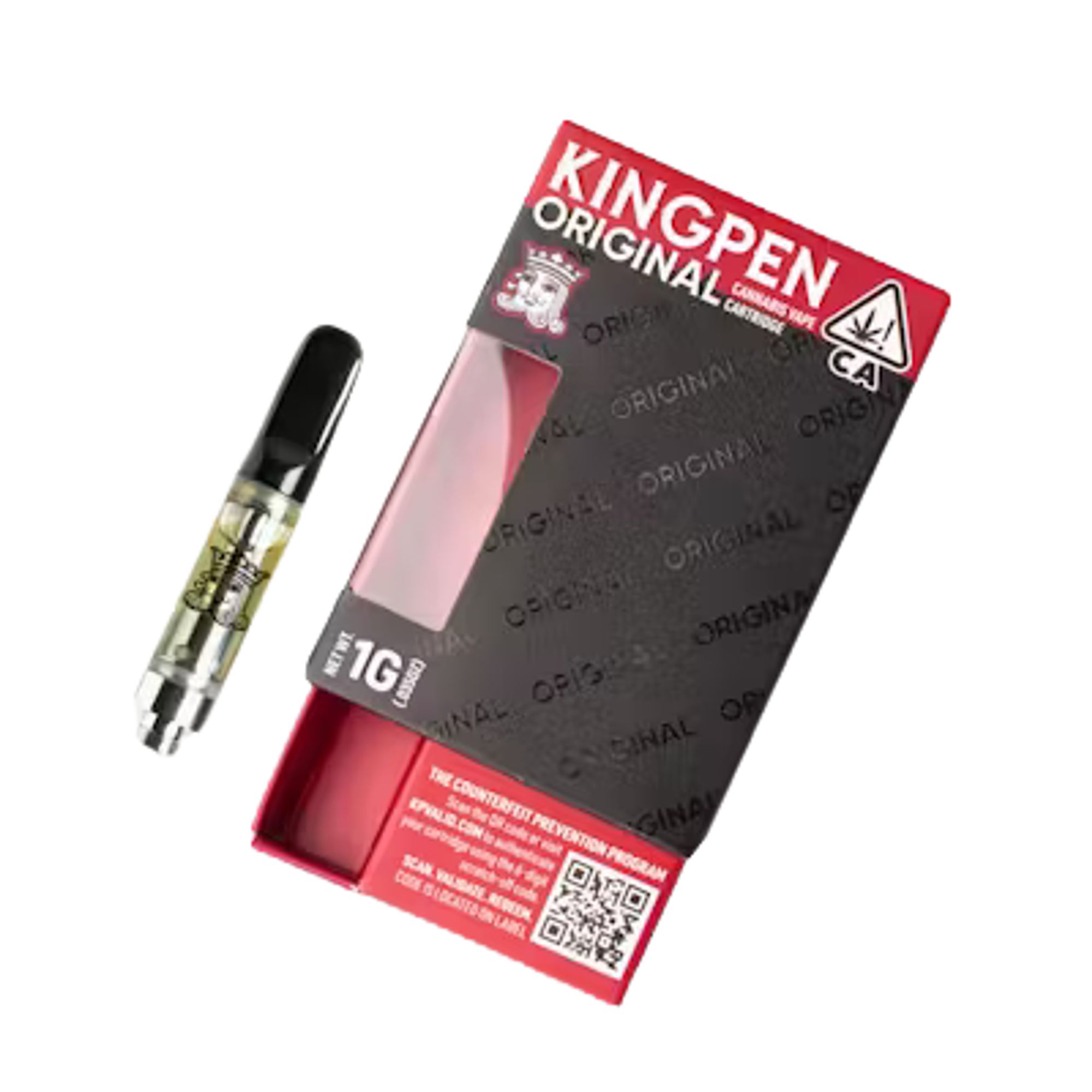 KINGPEN - THC VAPE - BLACKBERRY KUSH - 1G