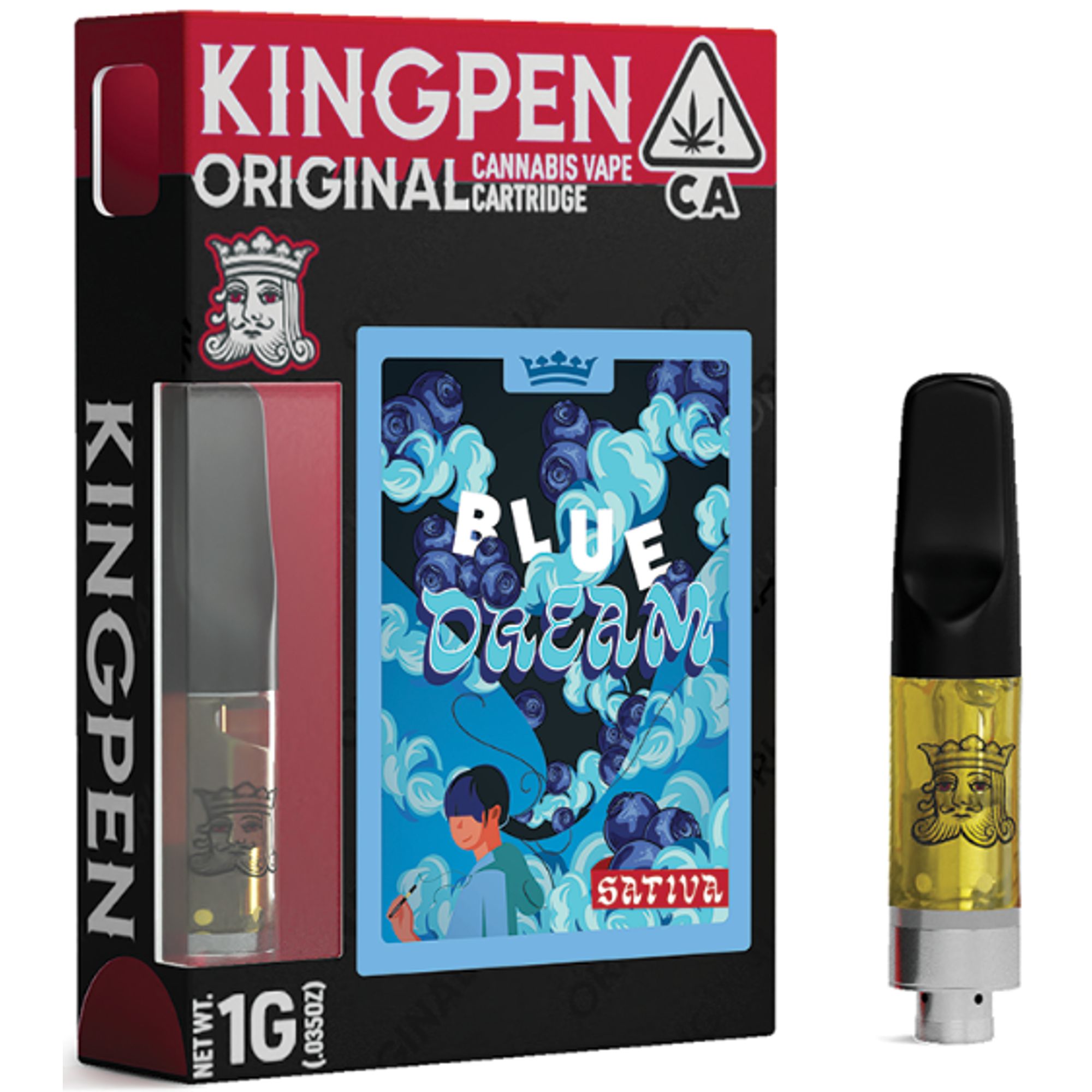 KINGPEN - THC VAPE - BLUE DREAM - 1G