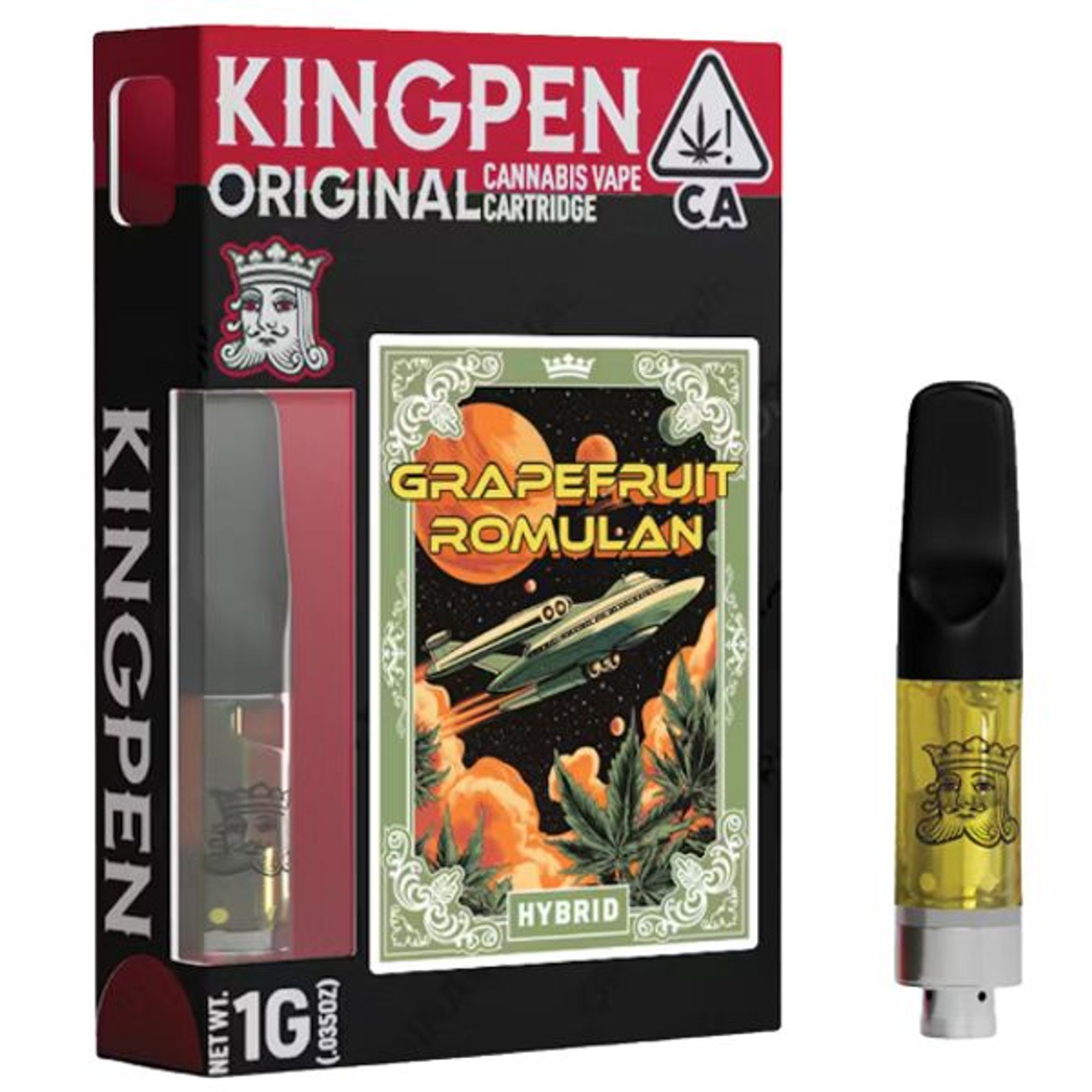 KINGPEN - THC VAPE - GRAPEFRUIT ROMULAN - 1G