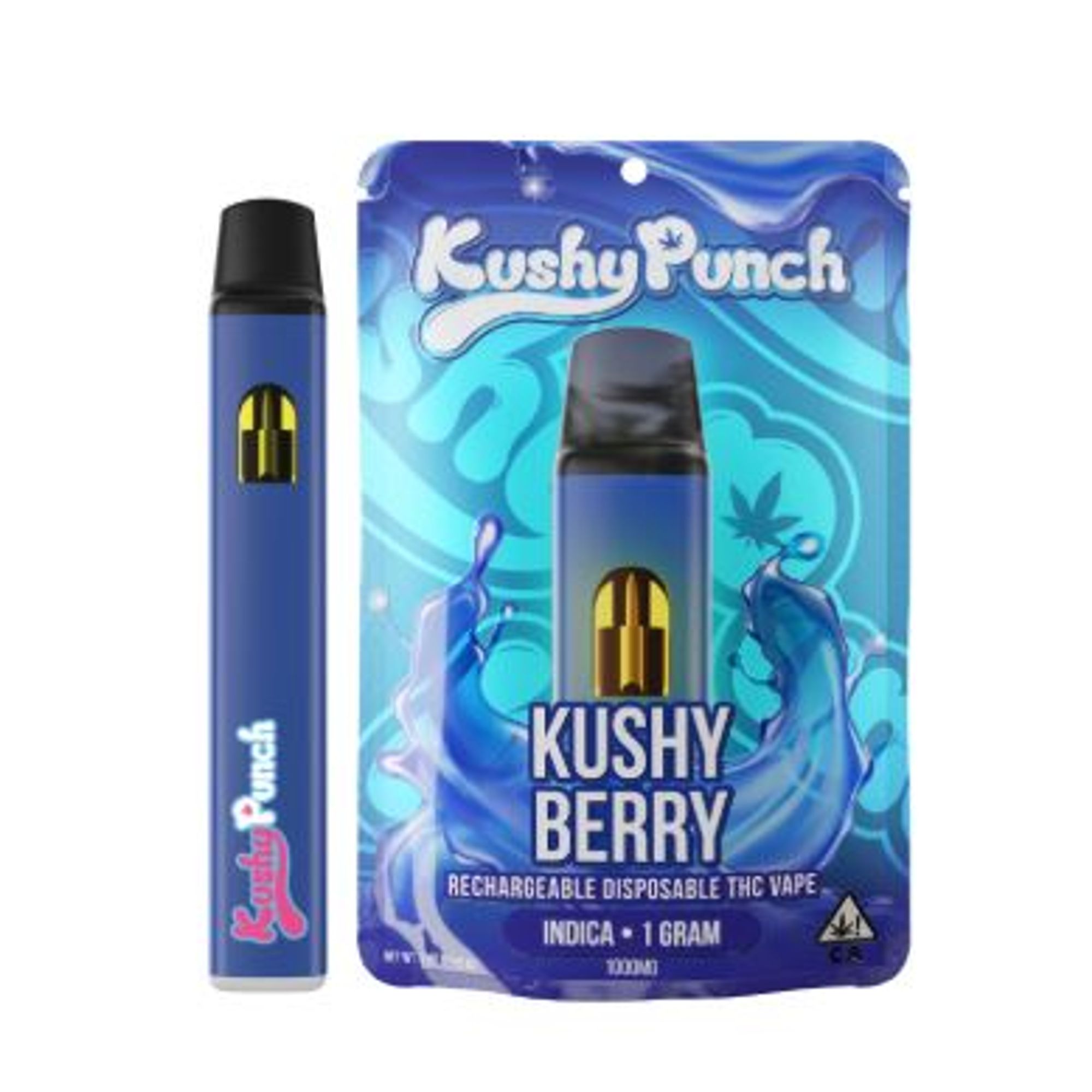 KUSHY PUNCH - THC ALL IN ONE - KUSHY BERRY - 1G