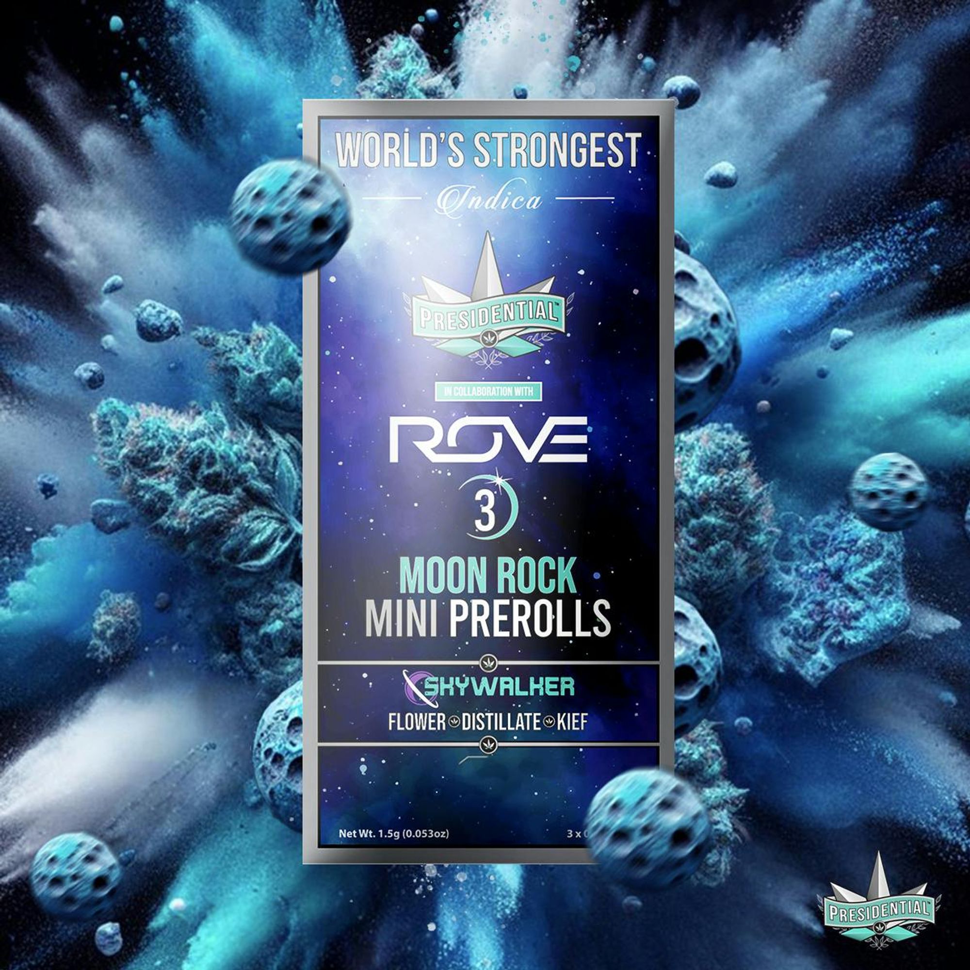 PRESIDENTIAL - INFUSED PREROLL MULTIPACK - SKYWALKER - 1.5G