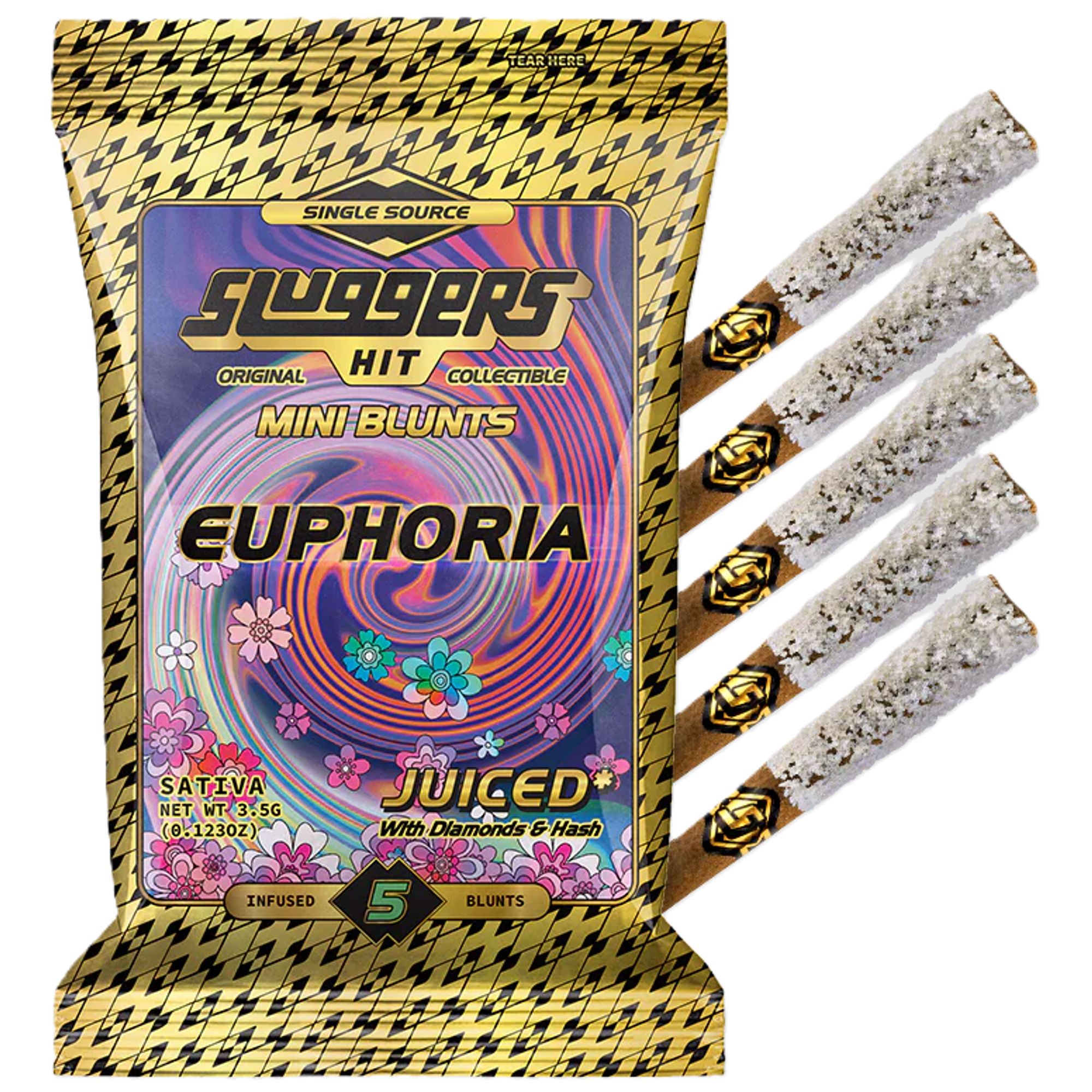 SLUGGERS - INFUSED BLUNT MULTIPACK - EUPHORIA - 3.5G