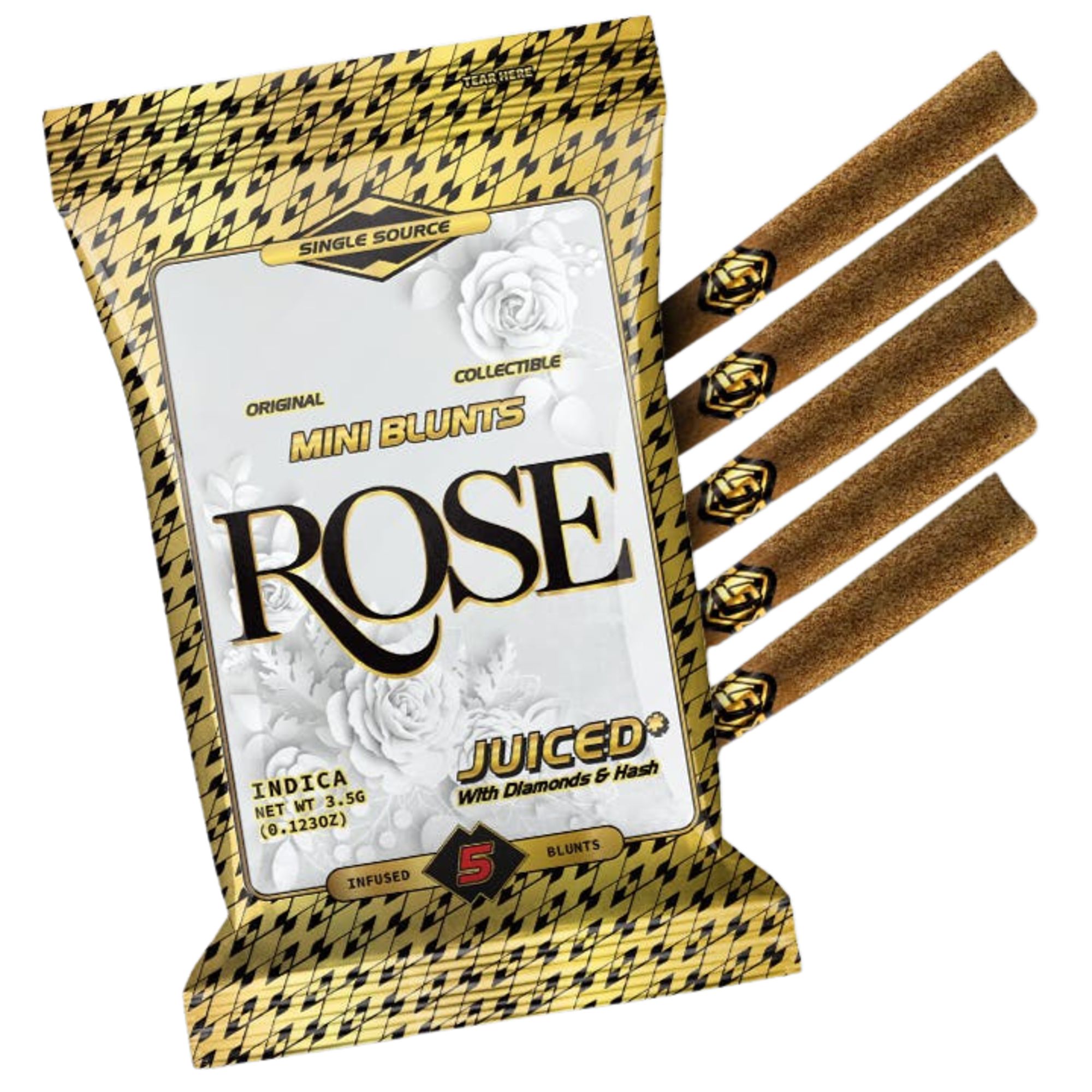 SLUGGERS - INFUSED BLUNT MULTIPACK - ROSE - 3.5G