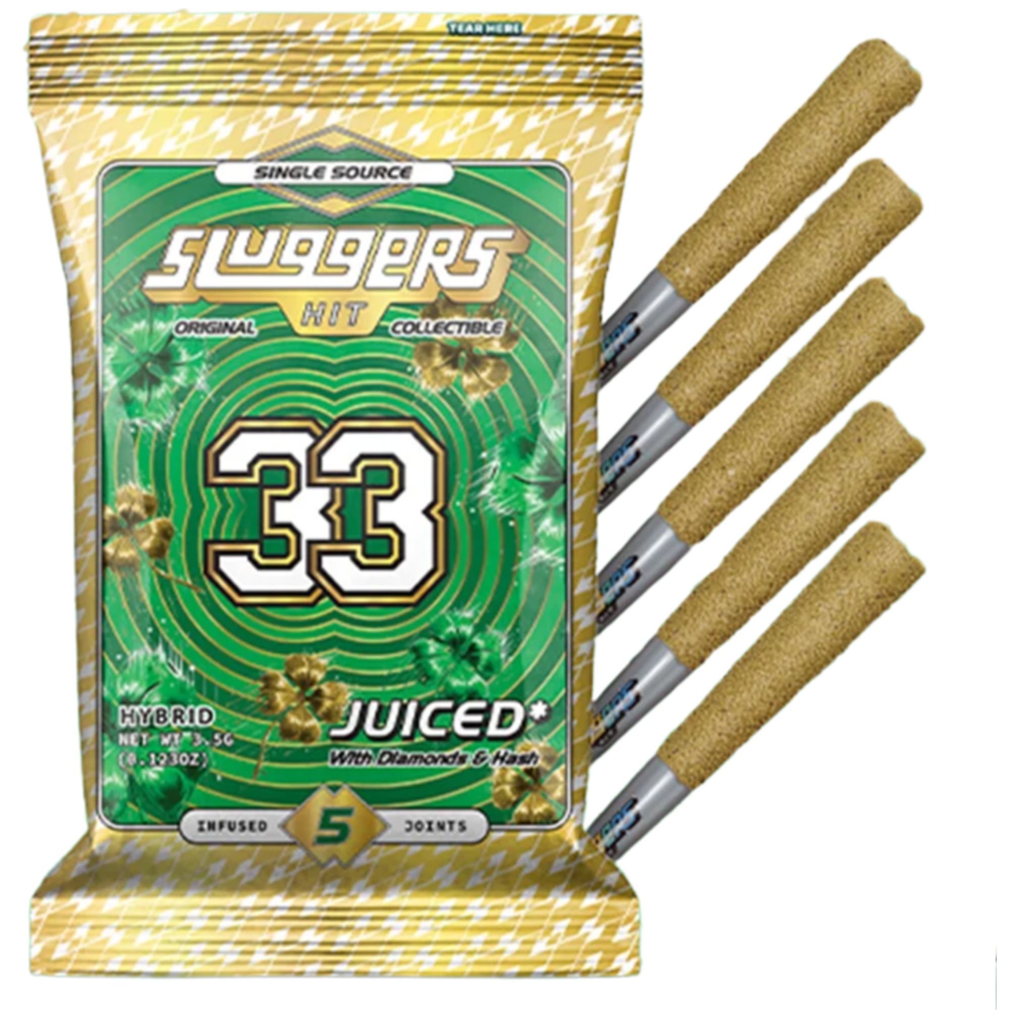 SLUGGERS - INFUSED PREROLL MULTIPACK - 33 - 3.5G