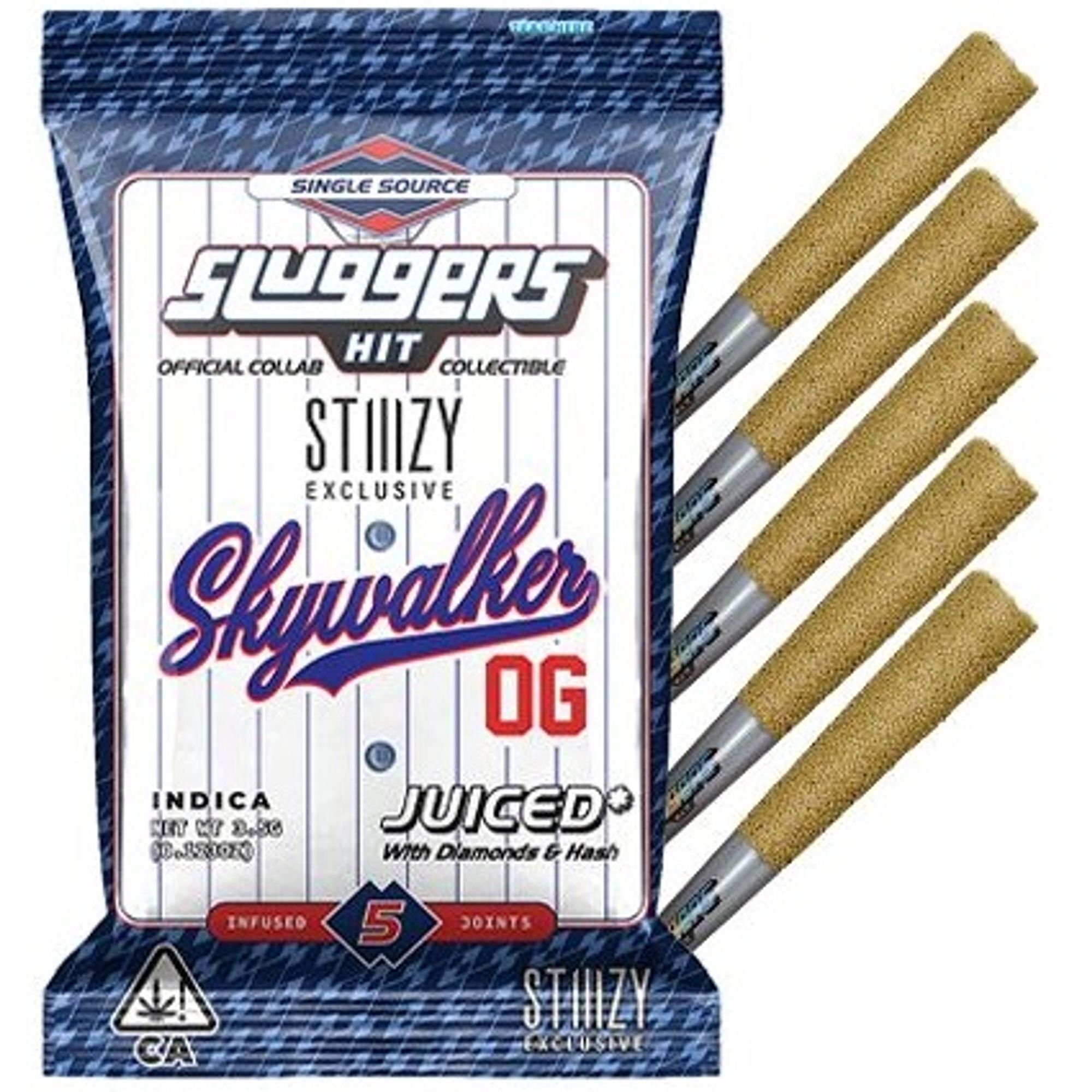 SLUGGERS - INFUSED PREROLL MULTIPACK - SKYWALKER OG X STIIIZY EXCLUSIVE - 3.5G