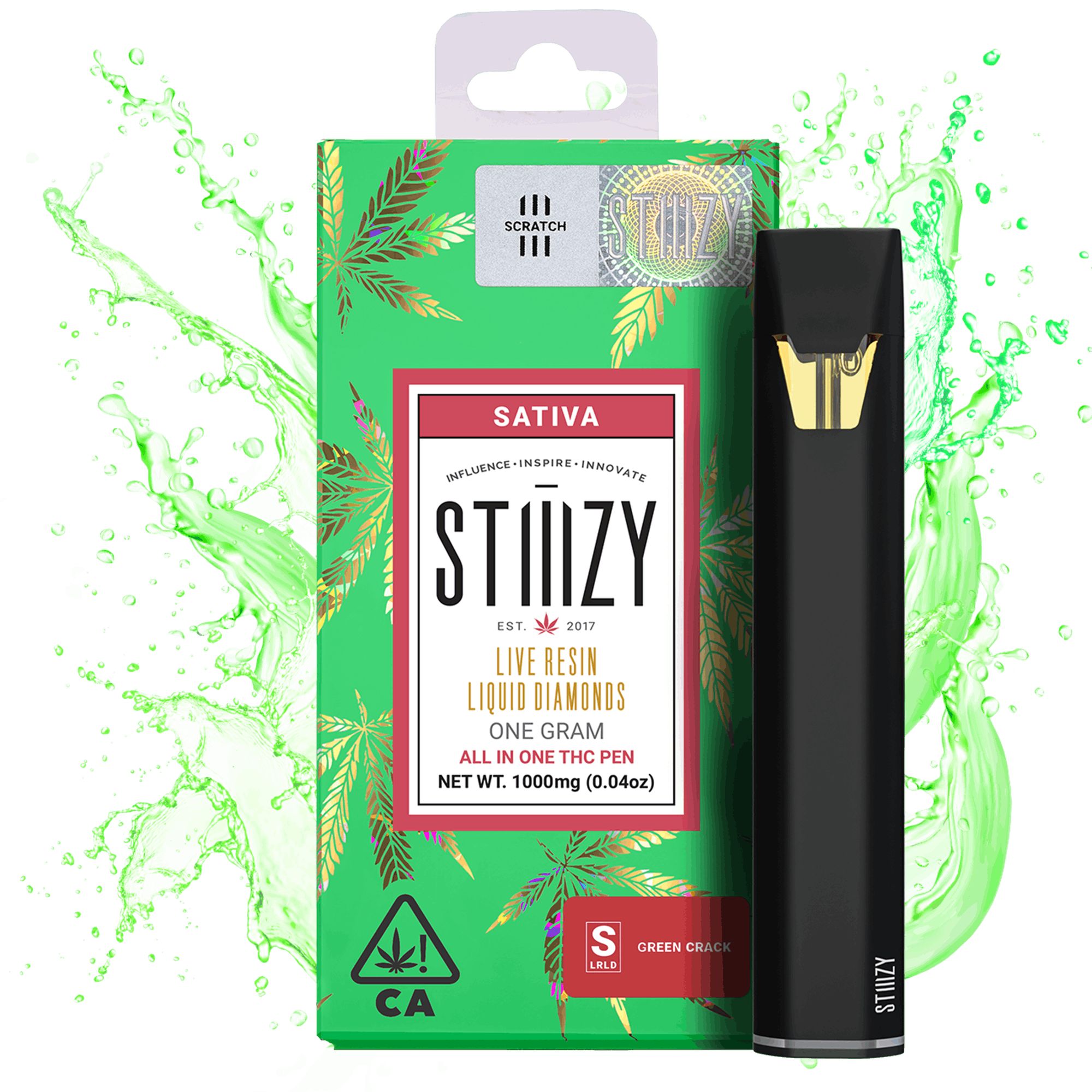 DNU - V3 - STIIIZY - LQD AIO - Green Crack - 1g
