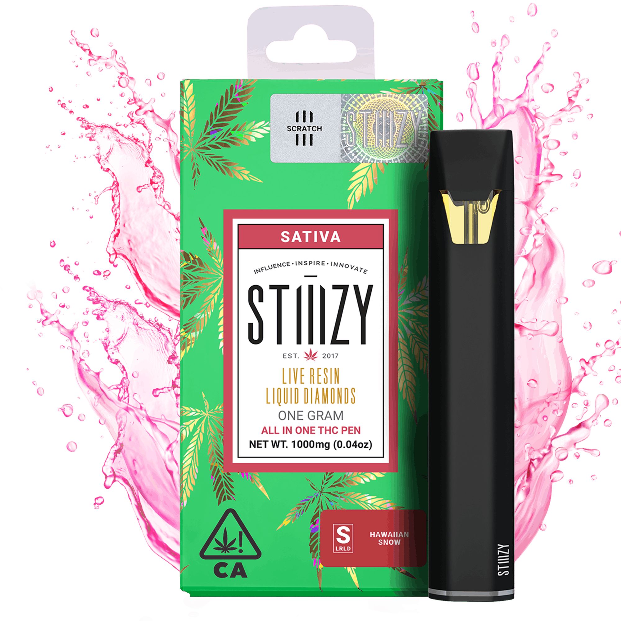 DNU - V3 - STIIIZY - LQD AIO - Hawaiian Snow - 1g