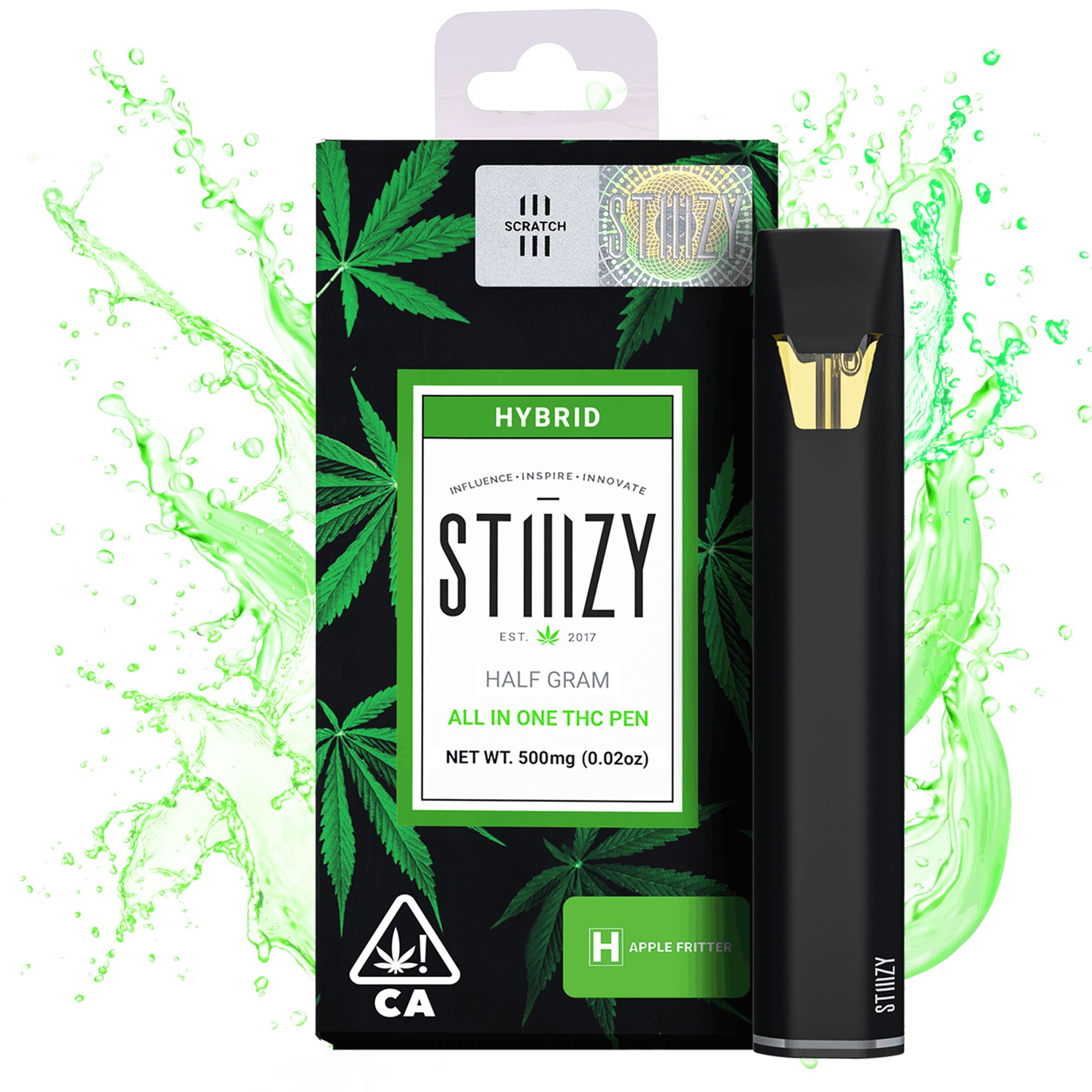 DNU - V3 - STIIIZY - ORG AIO - Apple Fritter - 0.5g