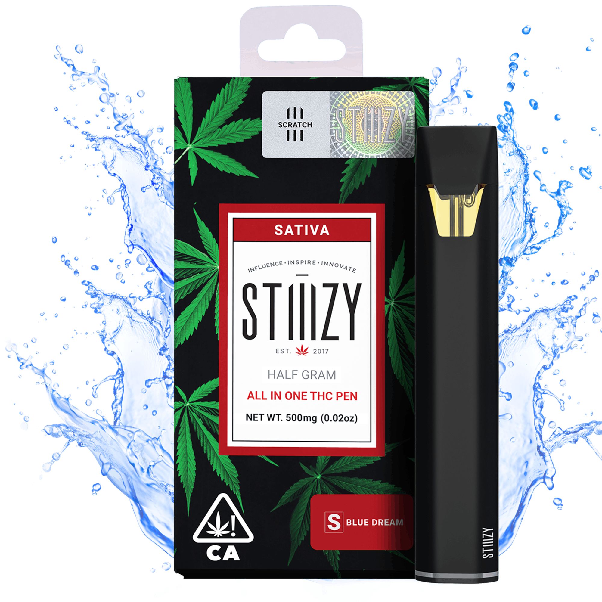 DNU - V3 - STIIIZY - ORG AIO - Blue Dream - 0.5g