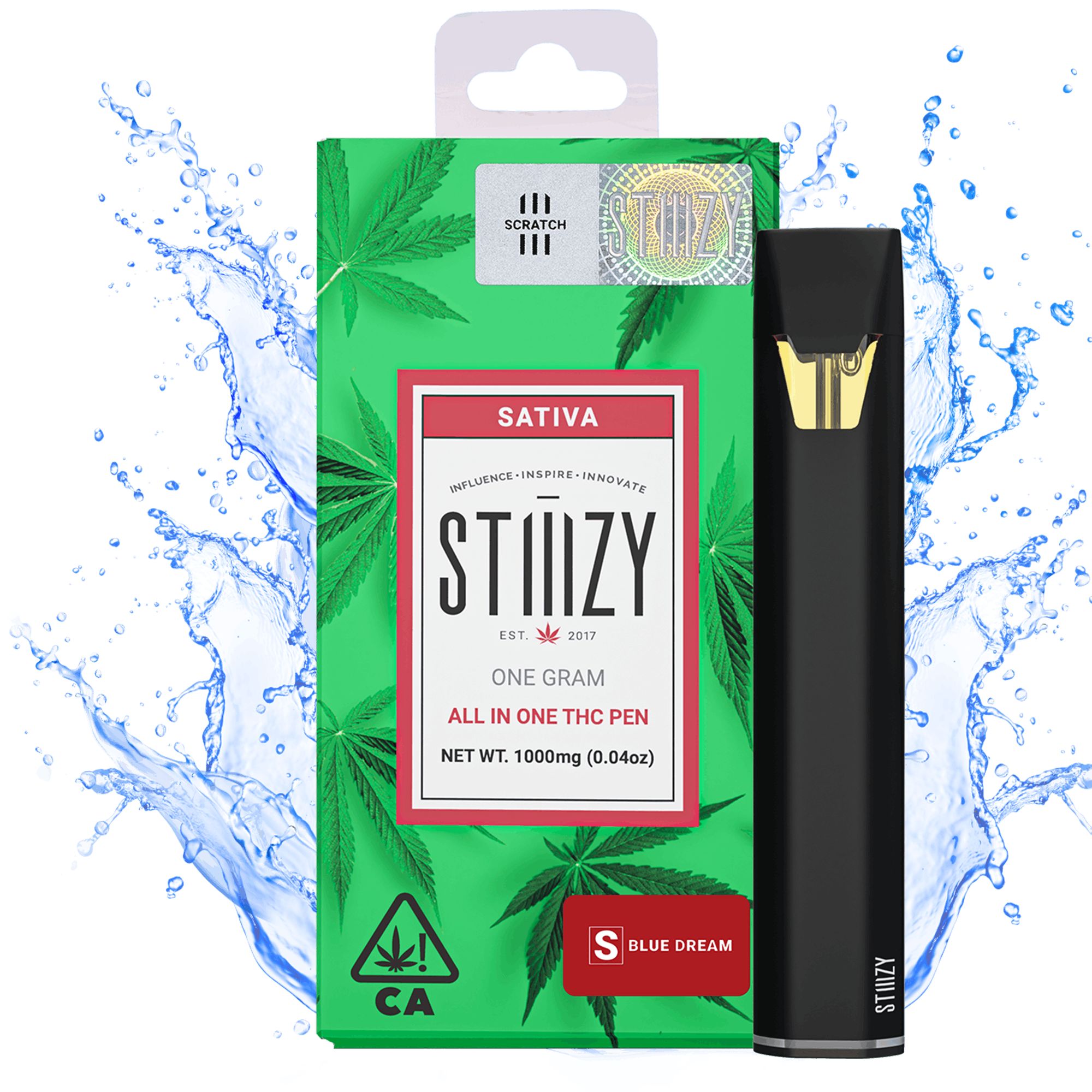 DNU - V3 - STIIIZY - ORG AIO - Blue Dream - 1g