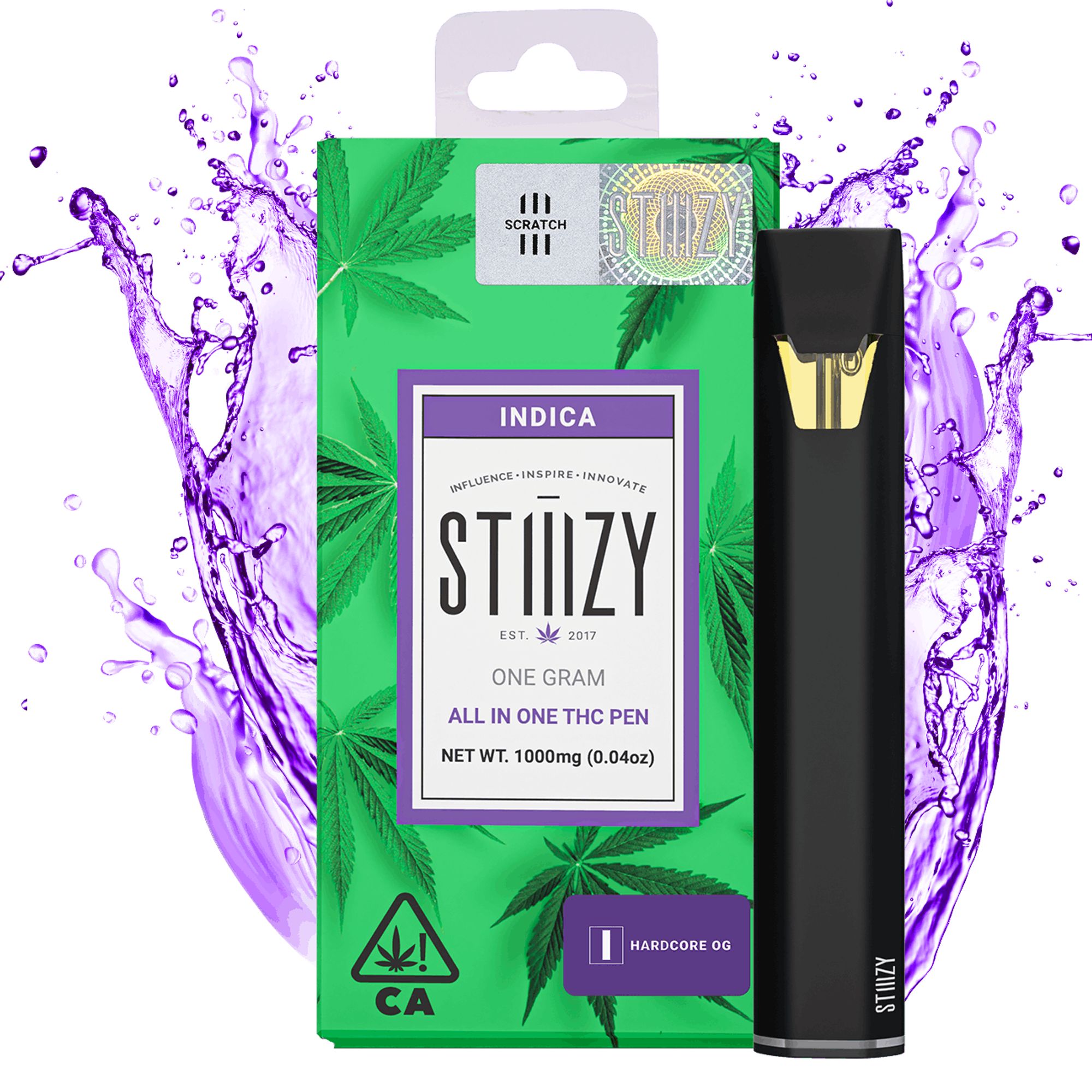 DNU - V3 - STIIIZY - ORG AIO - Hardcore OG - 1g