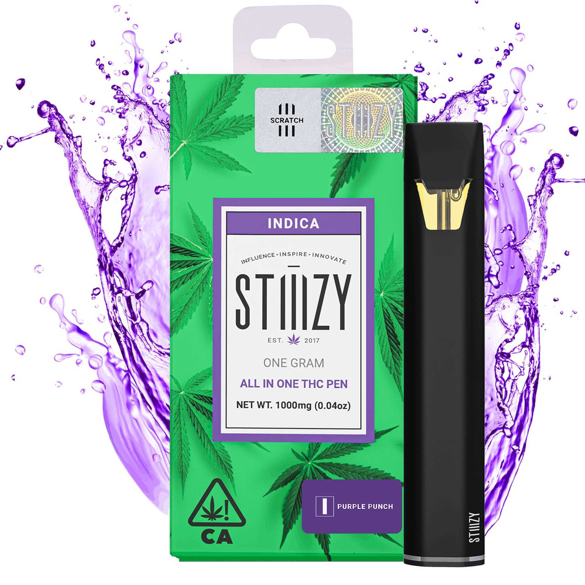 DNU - V3 - STIIIZY - ORG AIO - Purple Punch - 1g