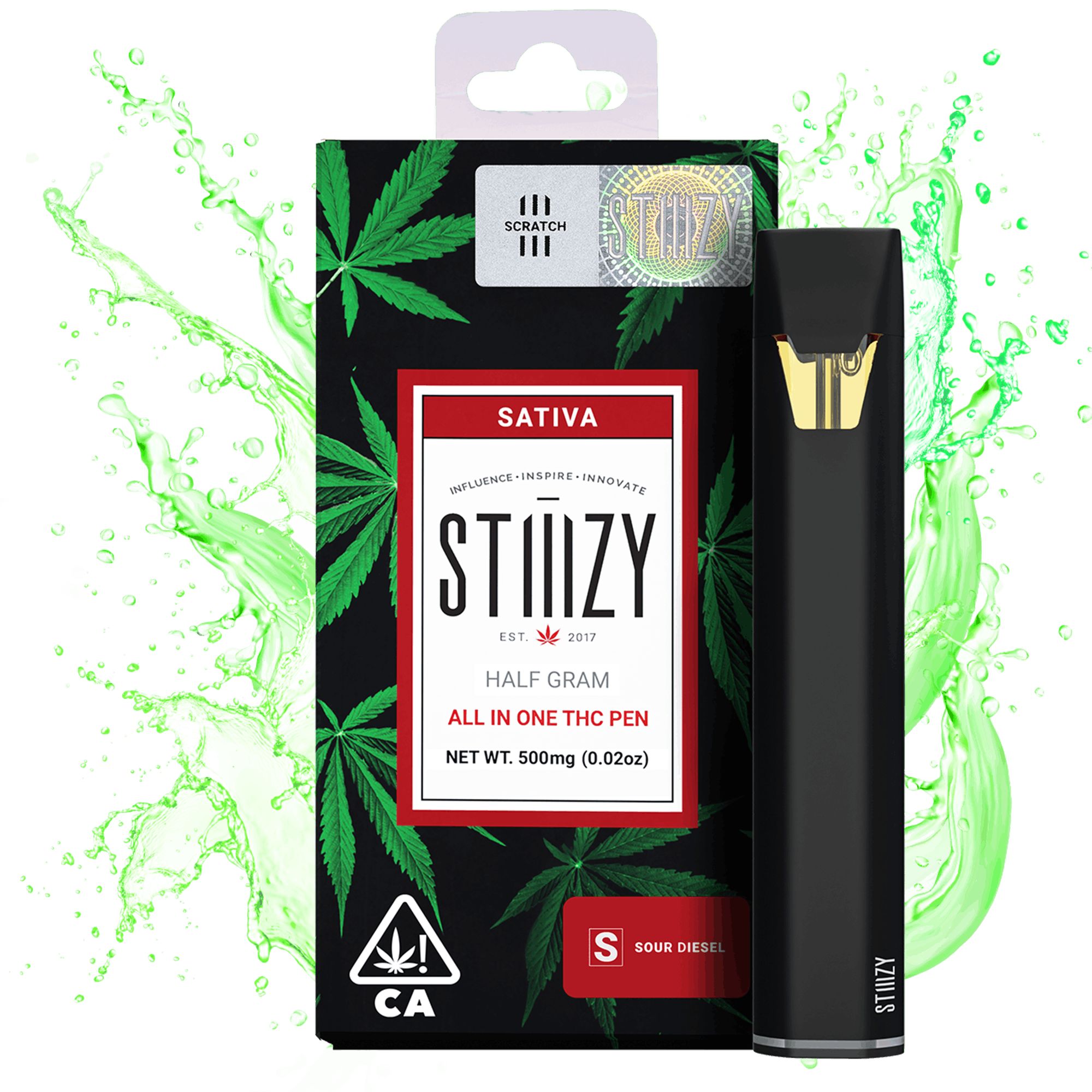 DNU - V3 - STIIIZY - ORG AIO - Sour Diesel - 0.5g