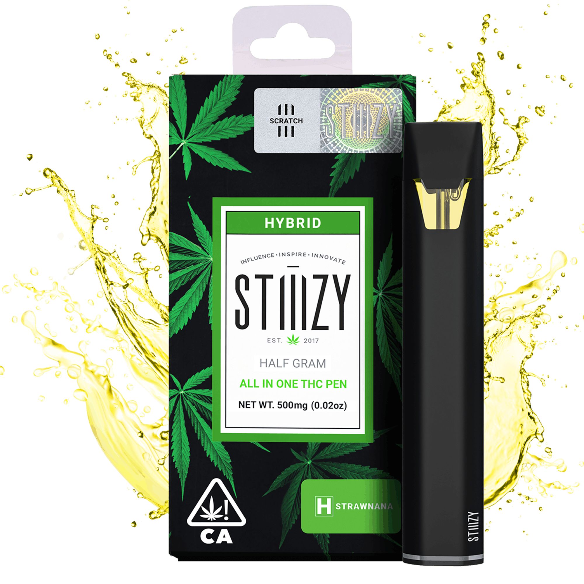 DNU - V3 - STIIIZY - ORG AIO - Strawnana - 0.5g