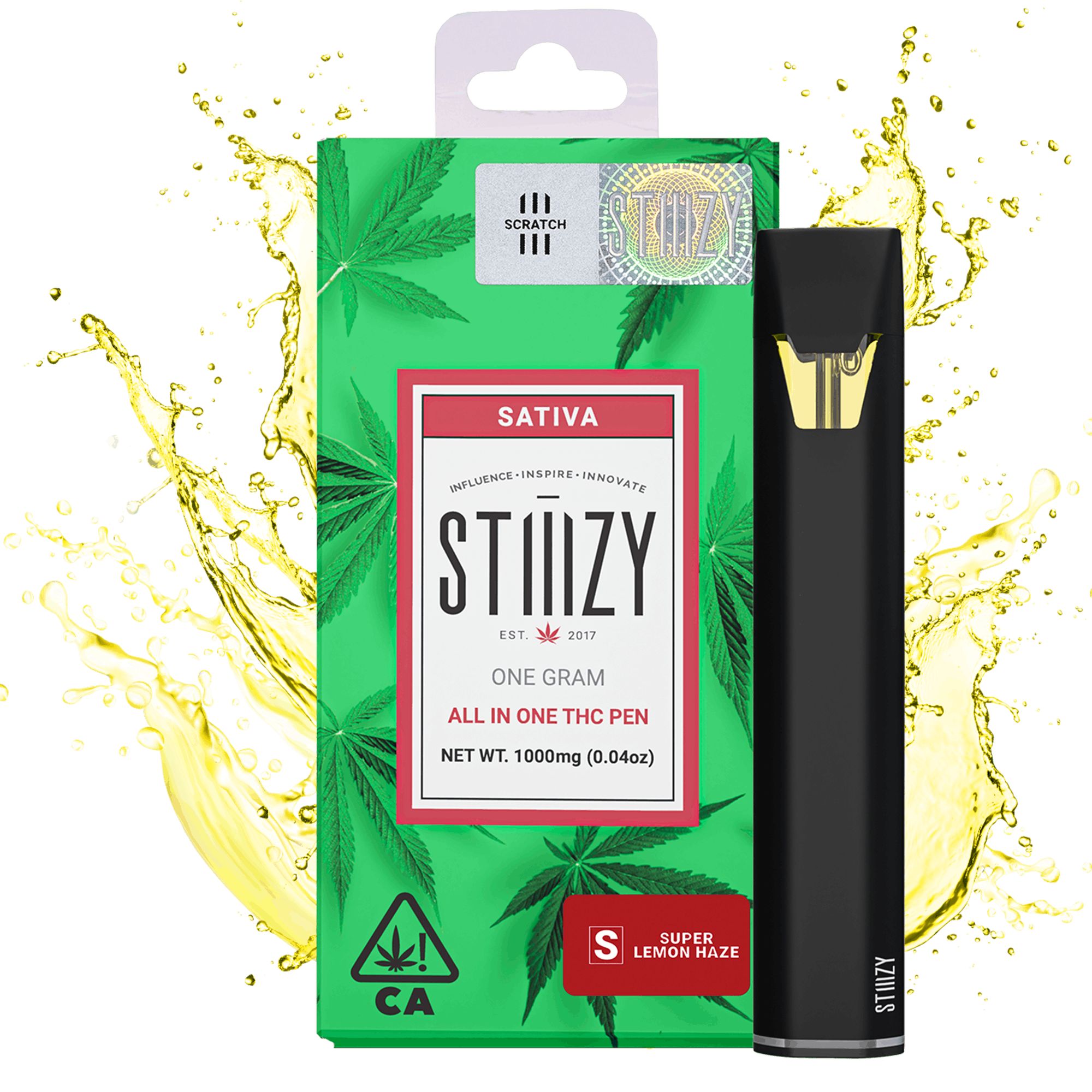 DNU - V3 - STIIIZY - ORG AIO - Super Lemon Haze - 1g