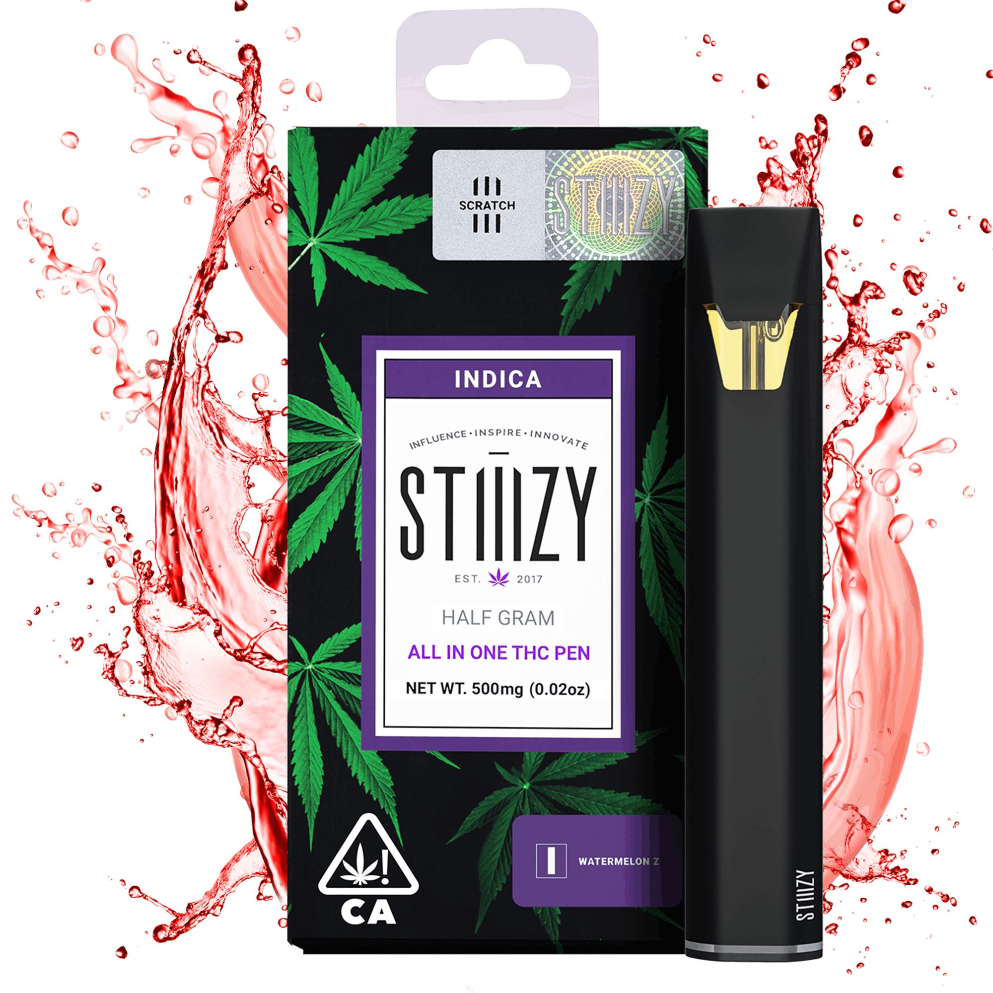 DNU - V3 - STIIIZY - ORG AIO - Watermelon Z - 0.5g