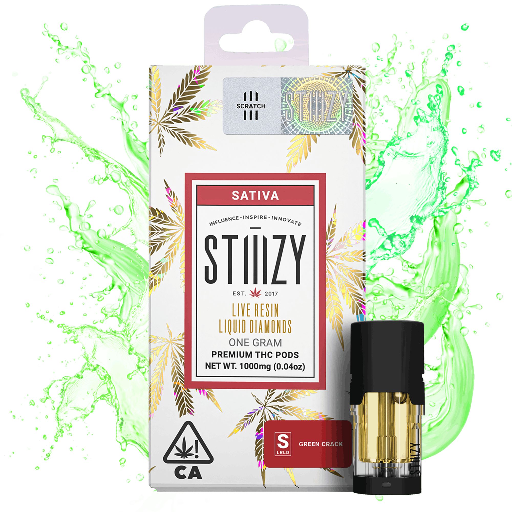 DNU - V3 - STIIIZY - LQD Pods - Green Crack - 1g