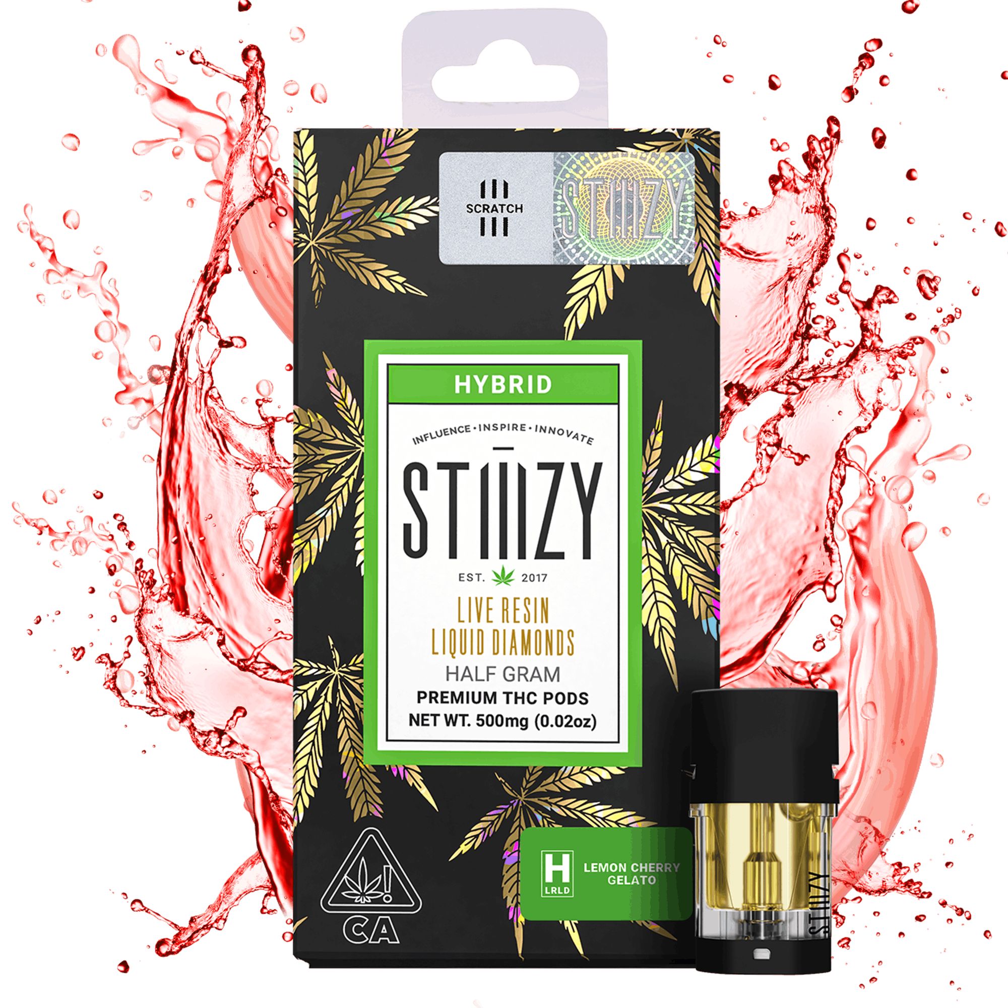 DNU - V3 - STIIIZY - LQD Pods - Lemon Cherry Gelato - 0.5g