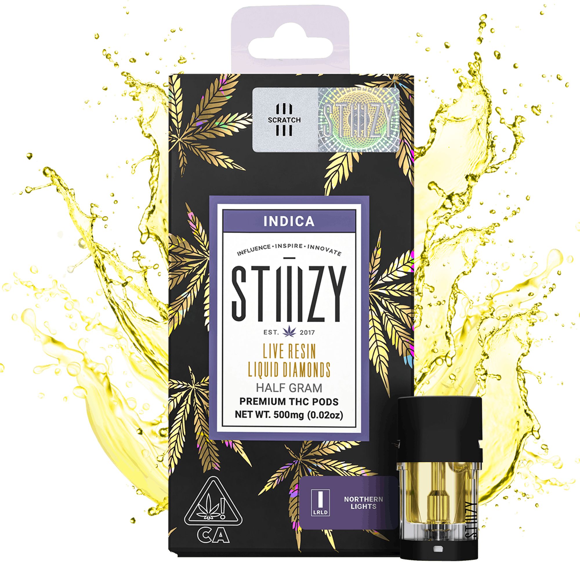 DNU - V3 - STIIIZY - LQD Pods - Northern Lights - 0.5g