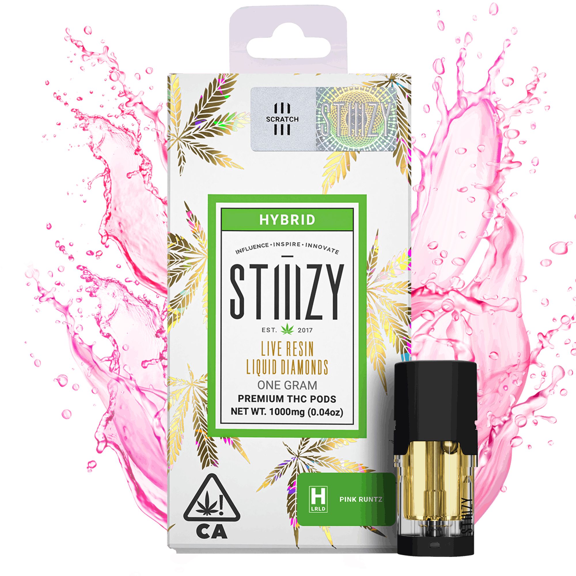DNU - V3 - STIIIZY - LQD Pods - Pink Runtz - 1g