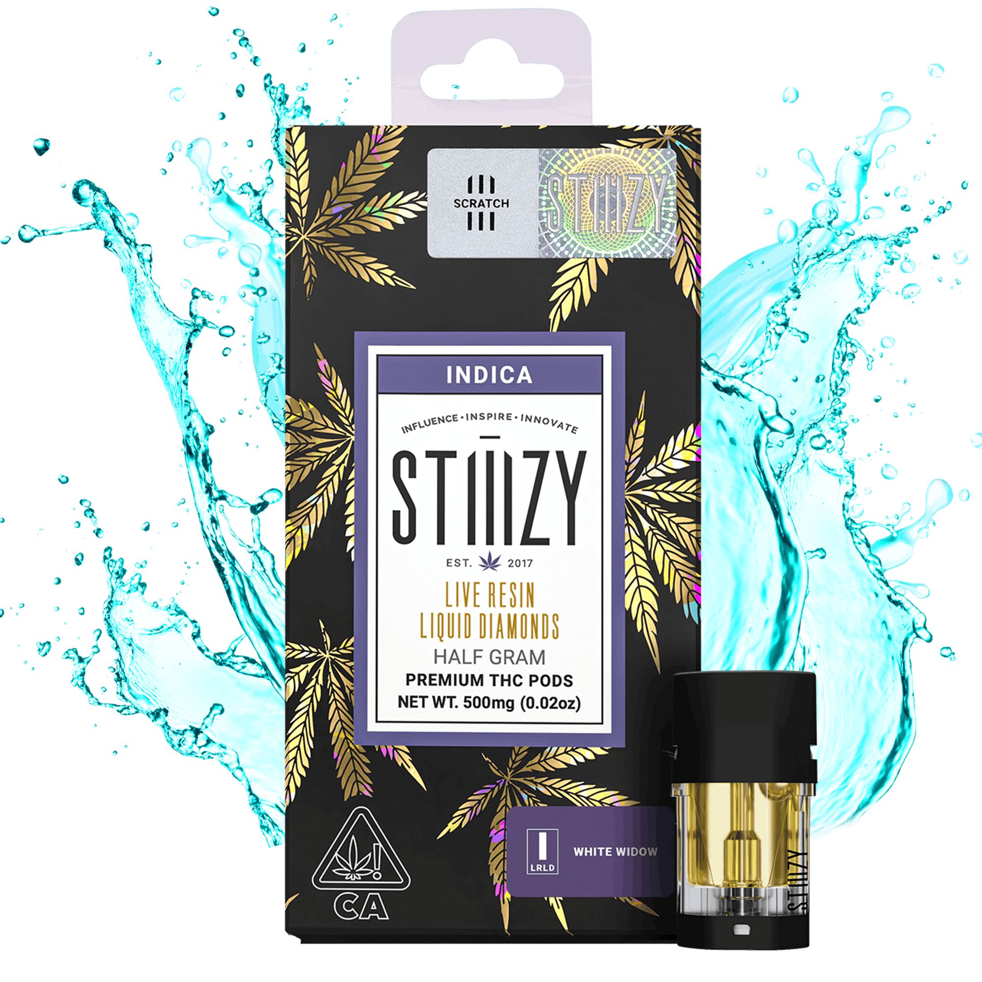 DNU - V3 - STIIIZY - LQD Pods - White Widow - 0.5g