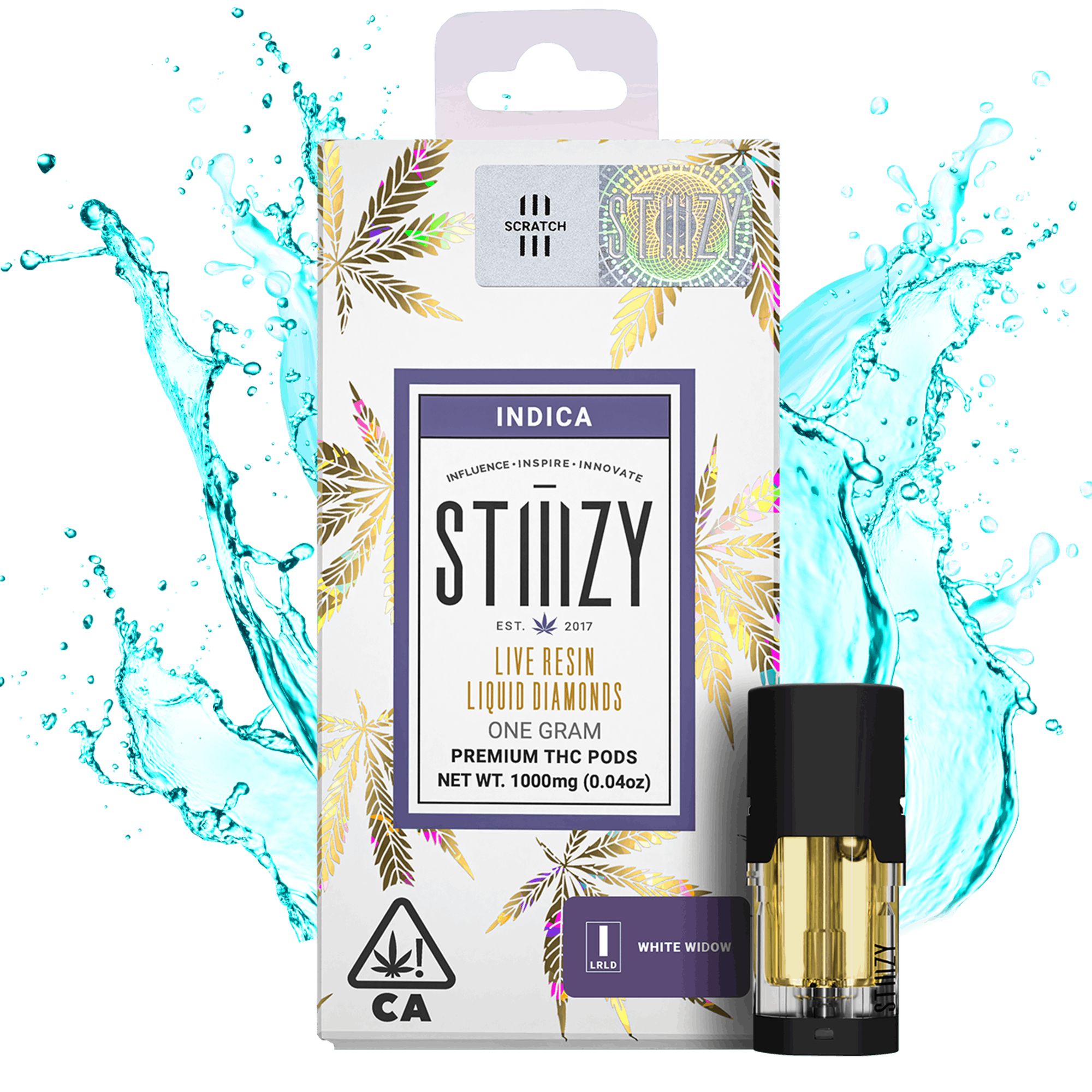 DNU - V3 - STIIIZY - LQD Pods - White Widow - 1g