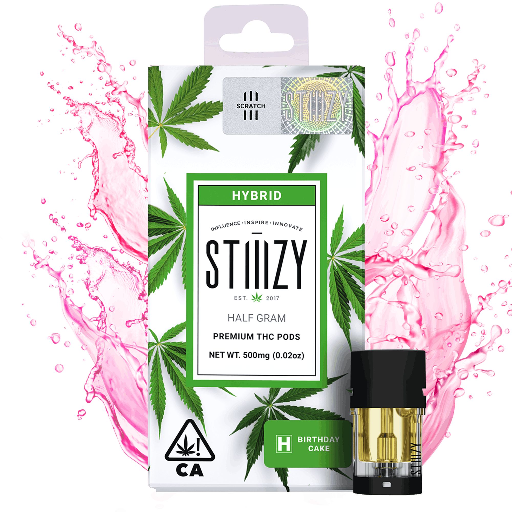 DNU - V3 - STIIIZY - ORG Pods - Birthday Cake - 0.5g