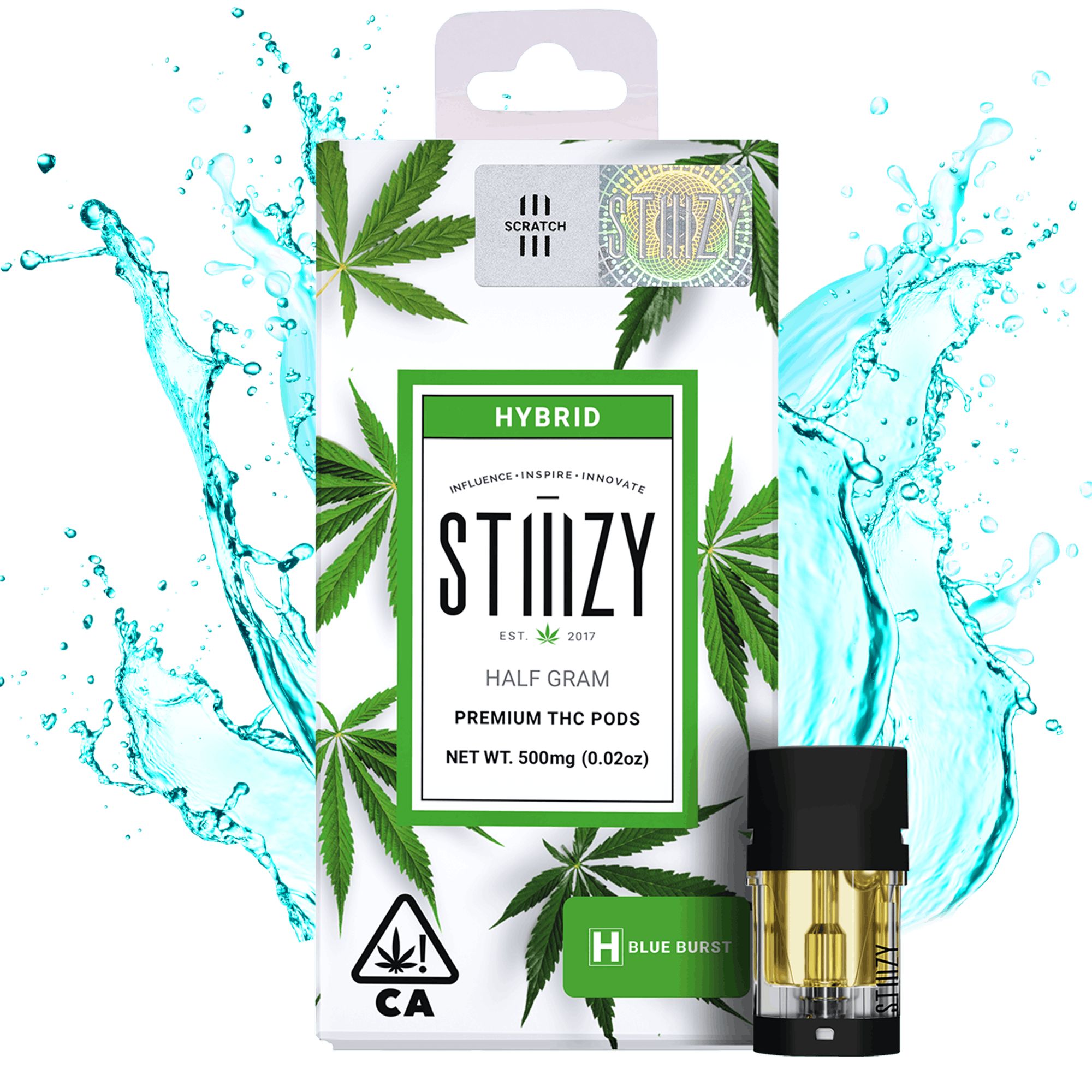 DNU - V3 - STIIIZY - ORG Pods - Blue Burst - 0.5g