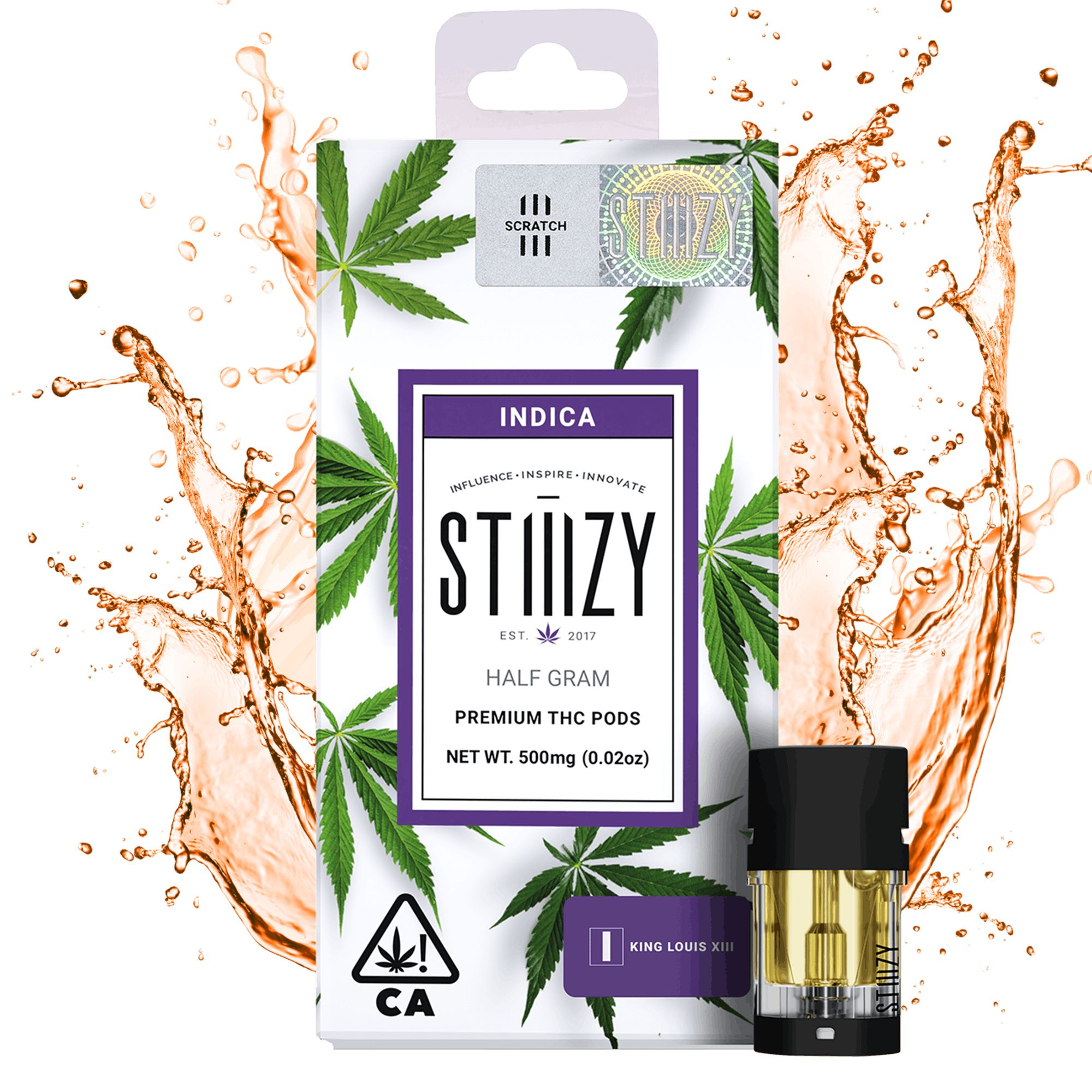 DNU - V3 - STIIIZY - ORG Pods - King Louis XIII - 0.5g