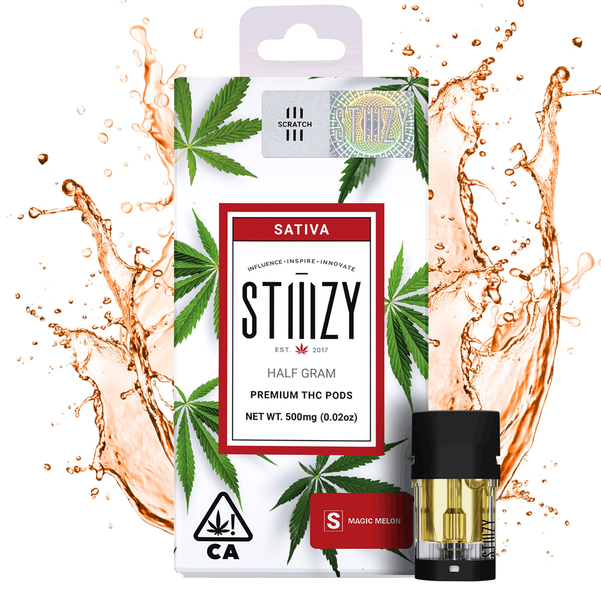 DNU - V3 - STIIIZY - ORG Pods - Magic Melon - 0.5g