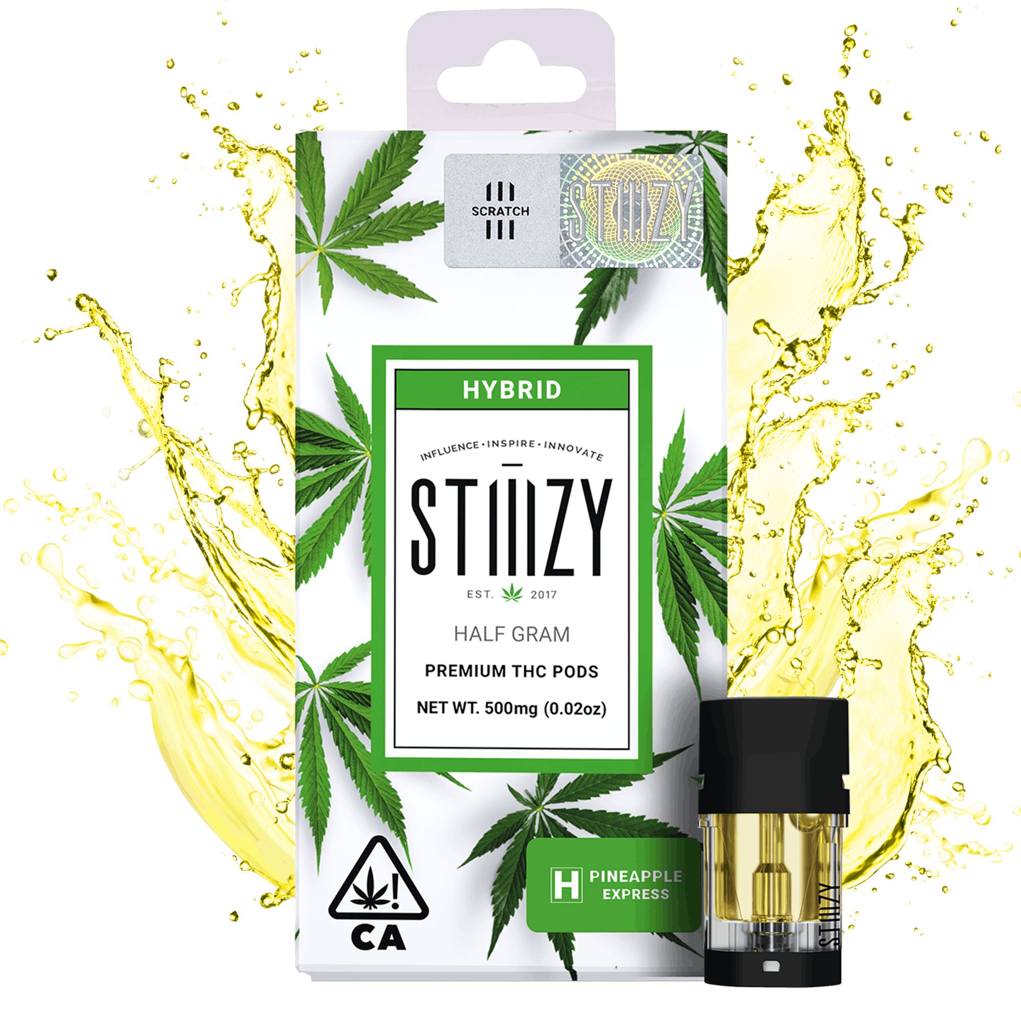 DNU - V3 - STIIIZY - ORG Pods - Pineapple Express - 0.5g