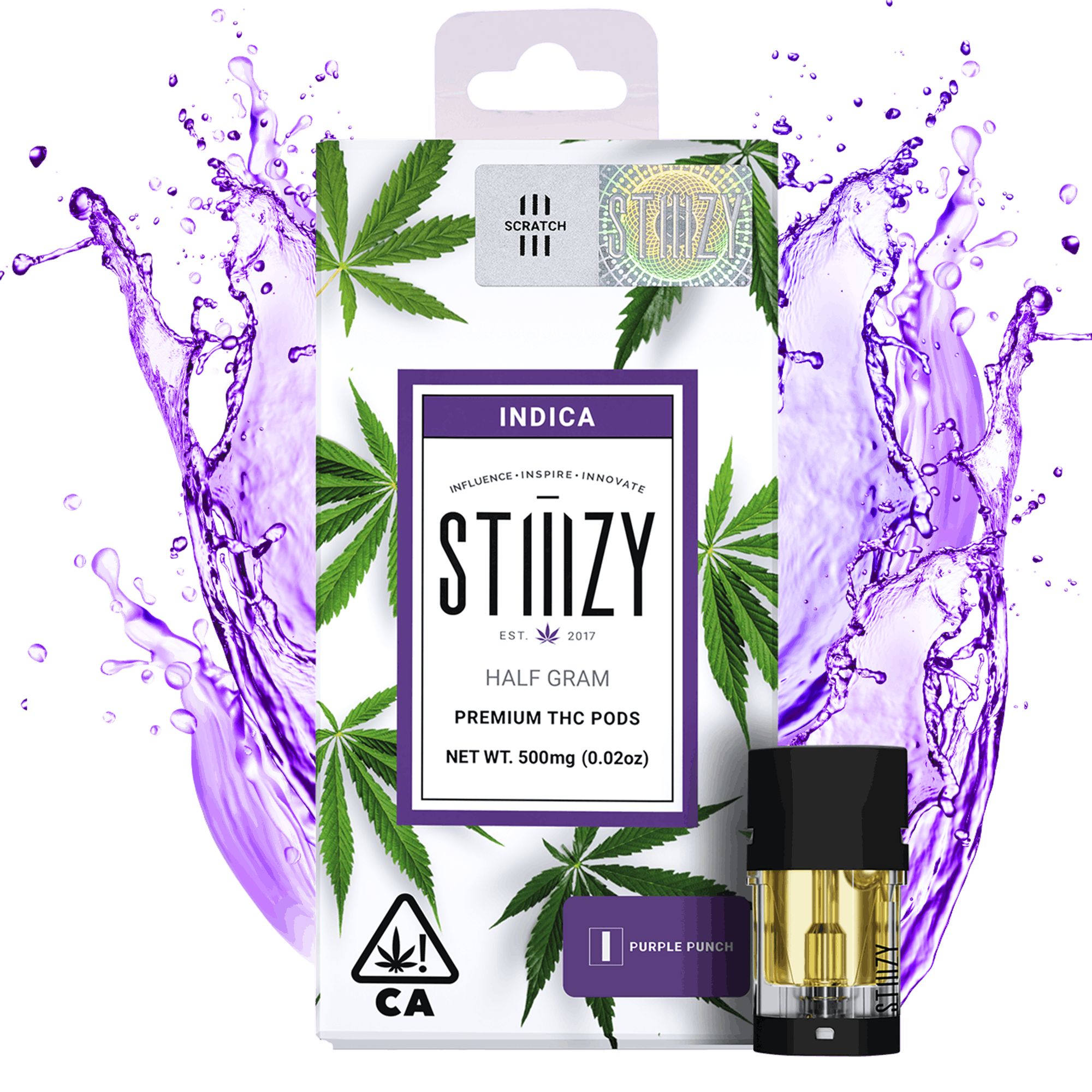 DNU - V3 - STIIIZY - ORG Pods - Purple Punch - 0.5g